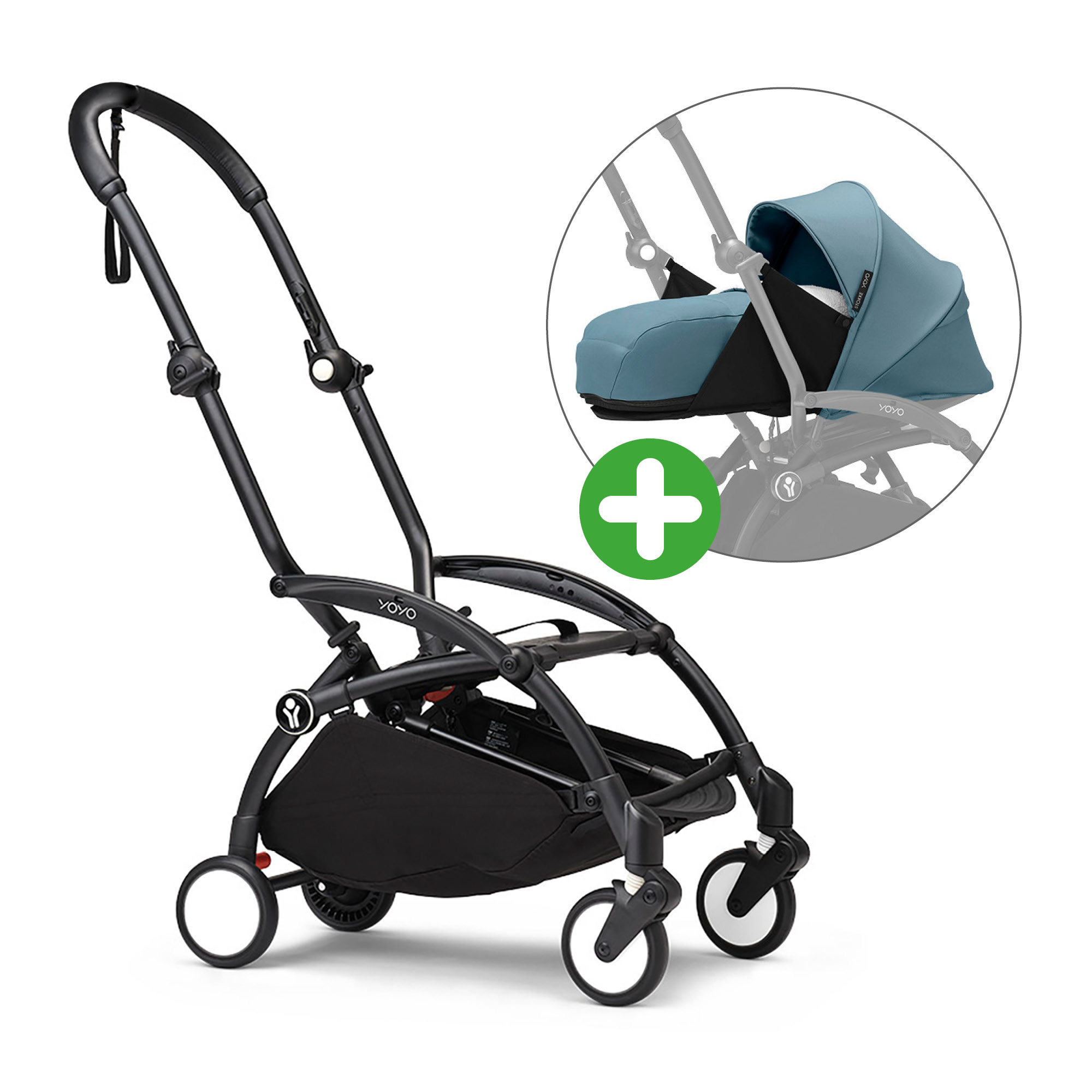 Kombi-Kinderwagen, STOKKE, Blau – Produktansicht