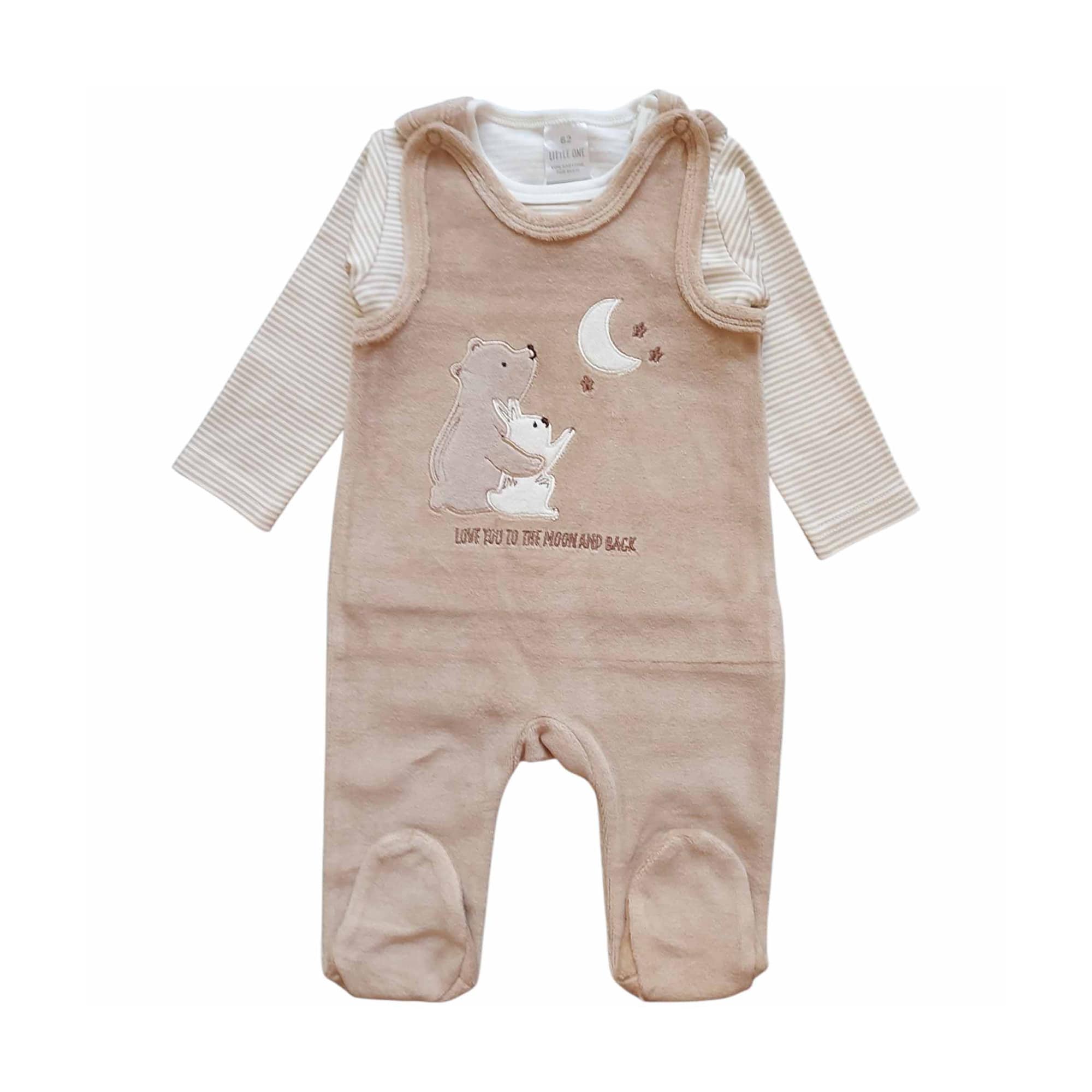 Strampler, LITTLE ONE, Braun – Produktansicht