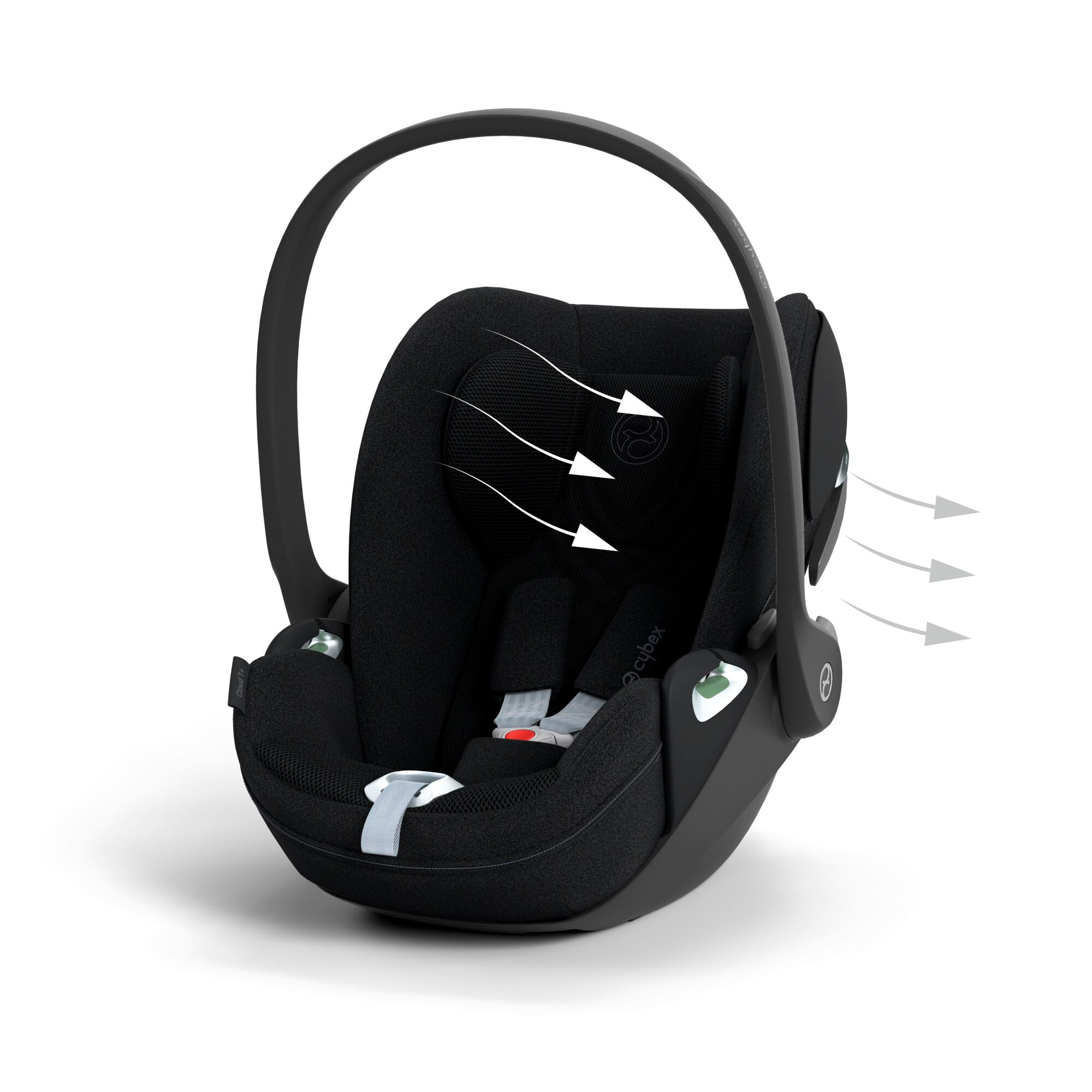 Babyschalen 0-13 kg, Gruppe 0+, cybex PLATINUM, Schwarz – Produktansicht