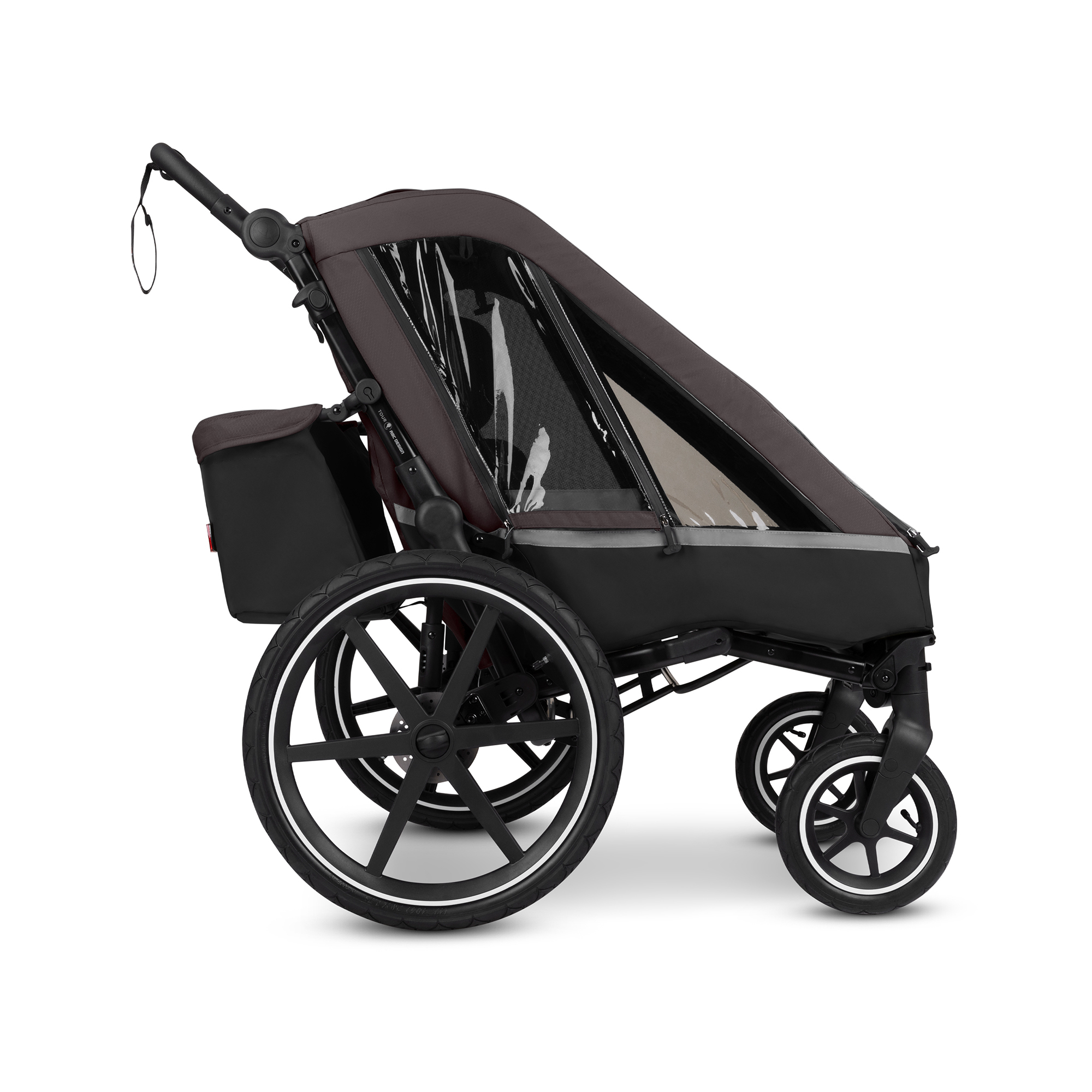Fahrradanhänger, ABC DESIGN, Braun – Produktansicht