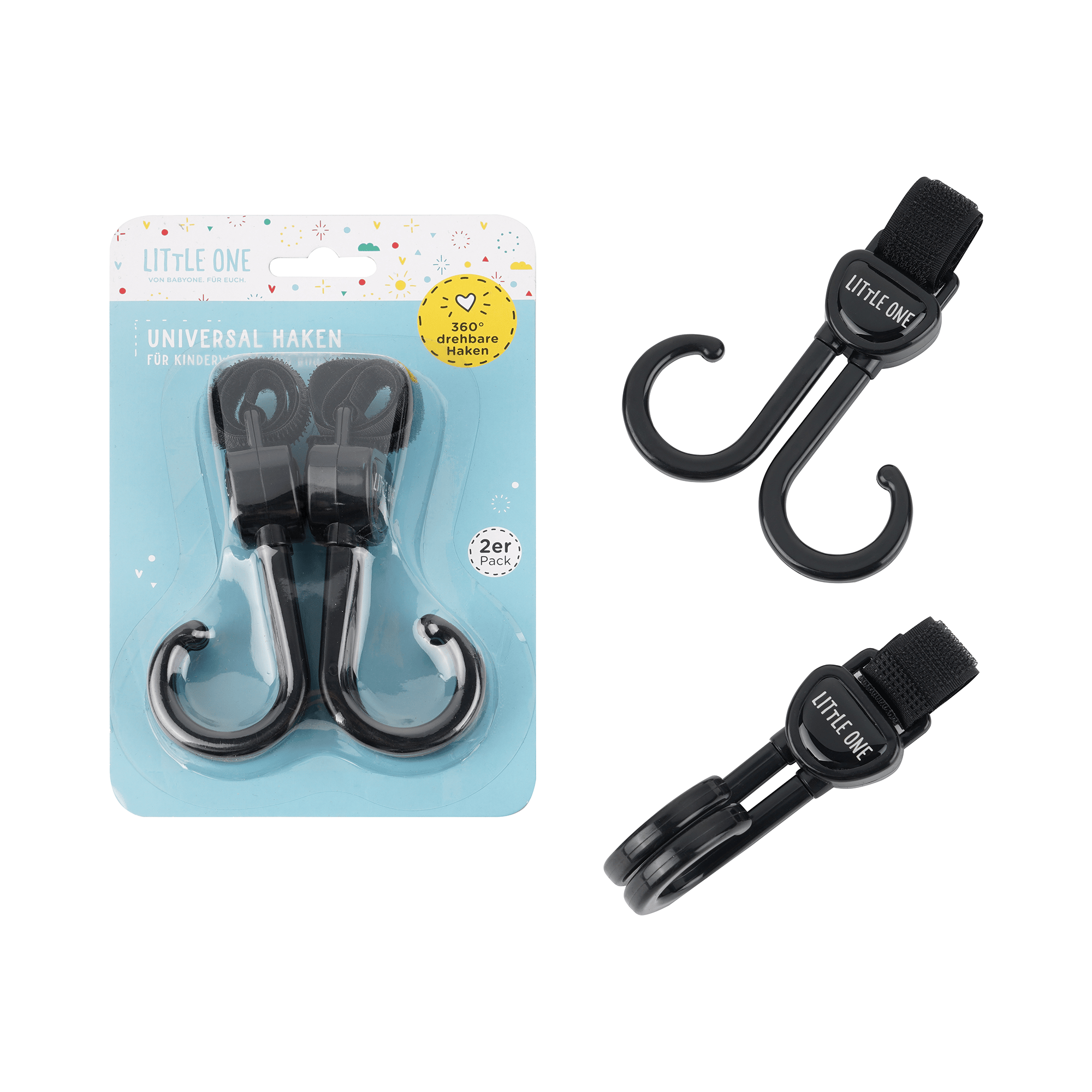 Kinderwagen Zubehör, LITTLE ONE, Schwarz – Produktansicht