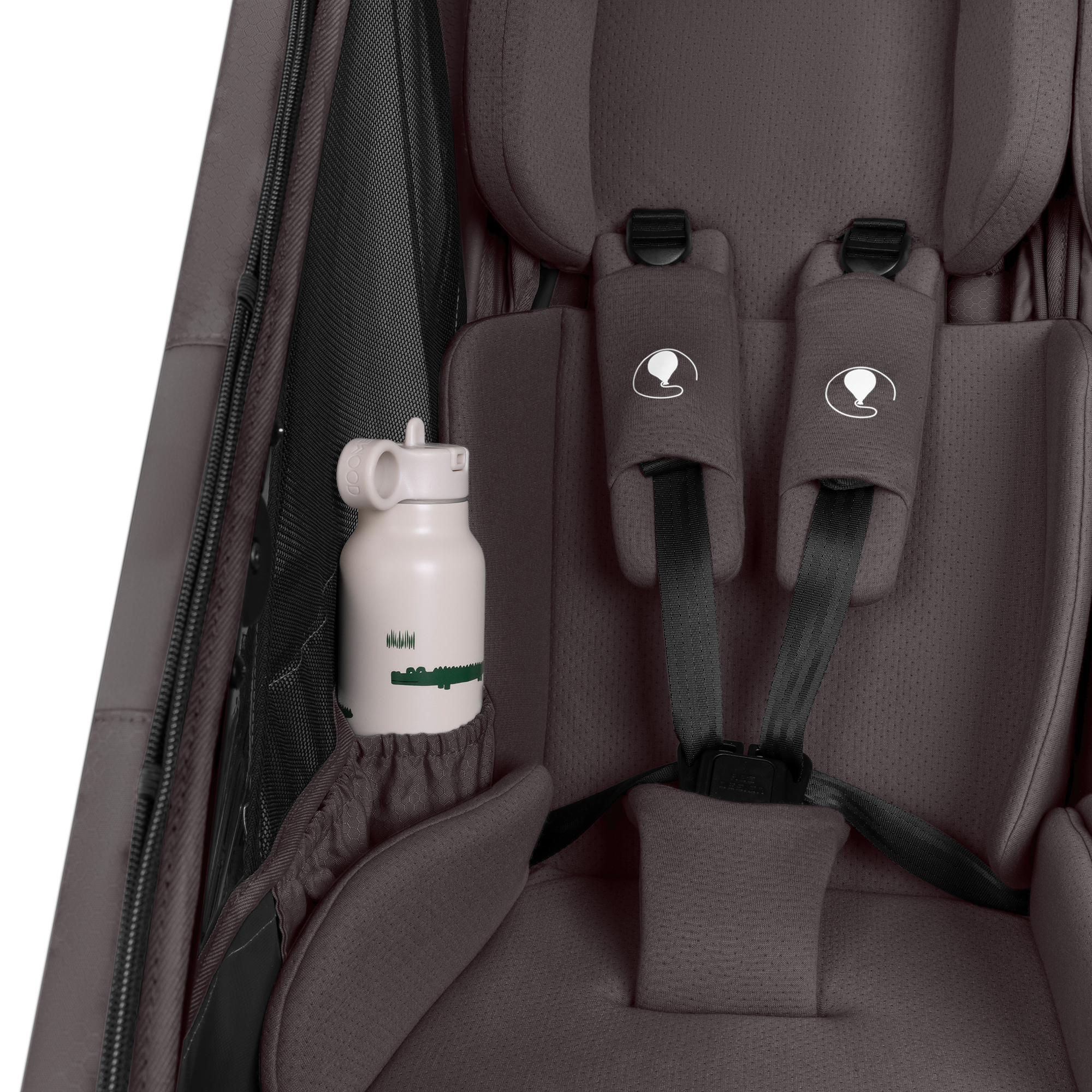Fahrradanhänger, ABC DESIGN, Braun – Produktansicht