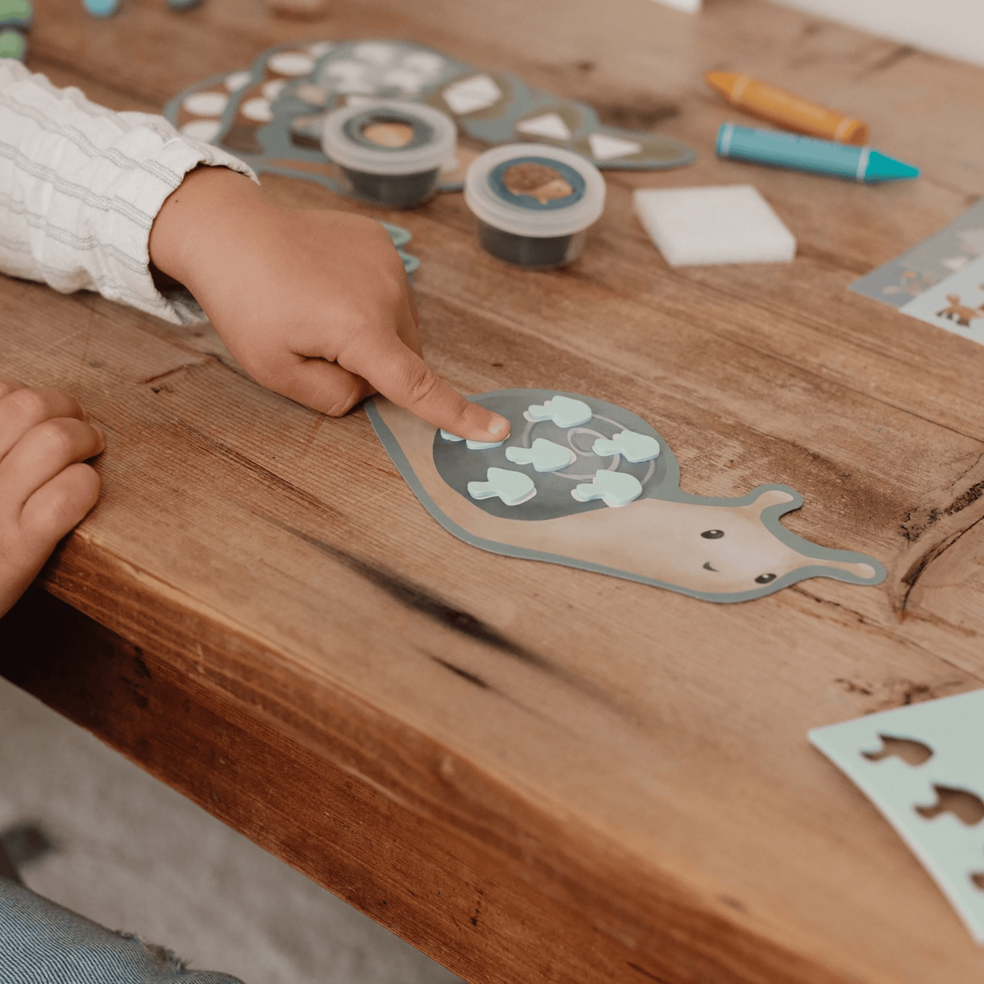 Malen & Kneten, LITTLE DUTCH, Blau – Produktansicht