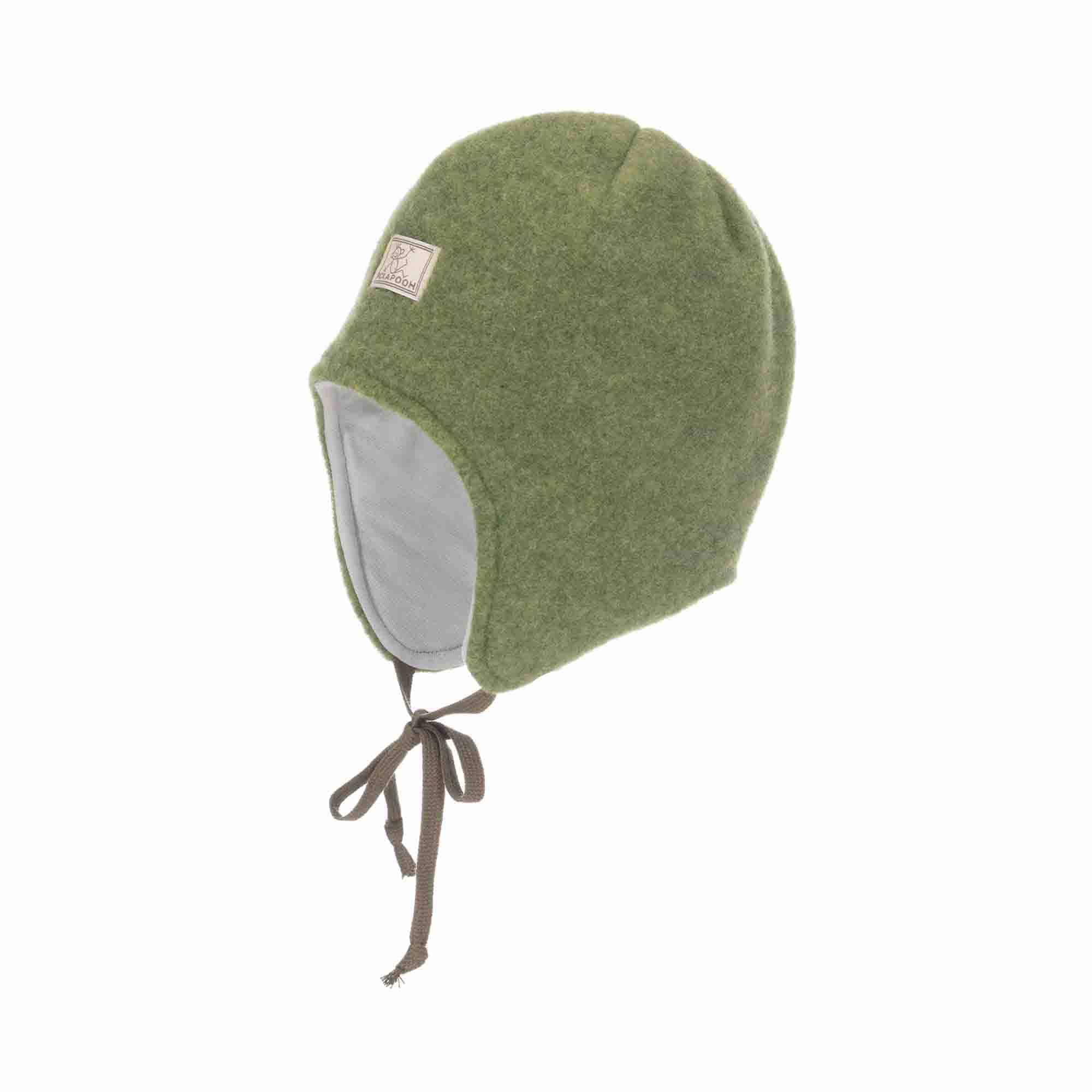 Wollfleece Mützen, PICKAPOOH, Grün – Produktansicht