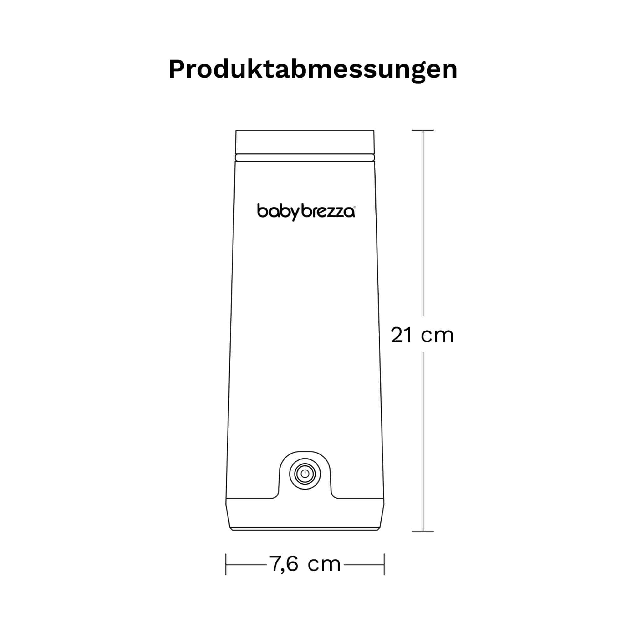 Babykostwärmer, babybrezza, Grau – Produktansicht