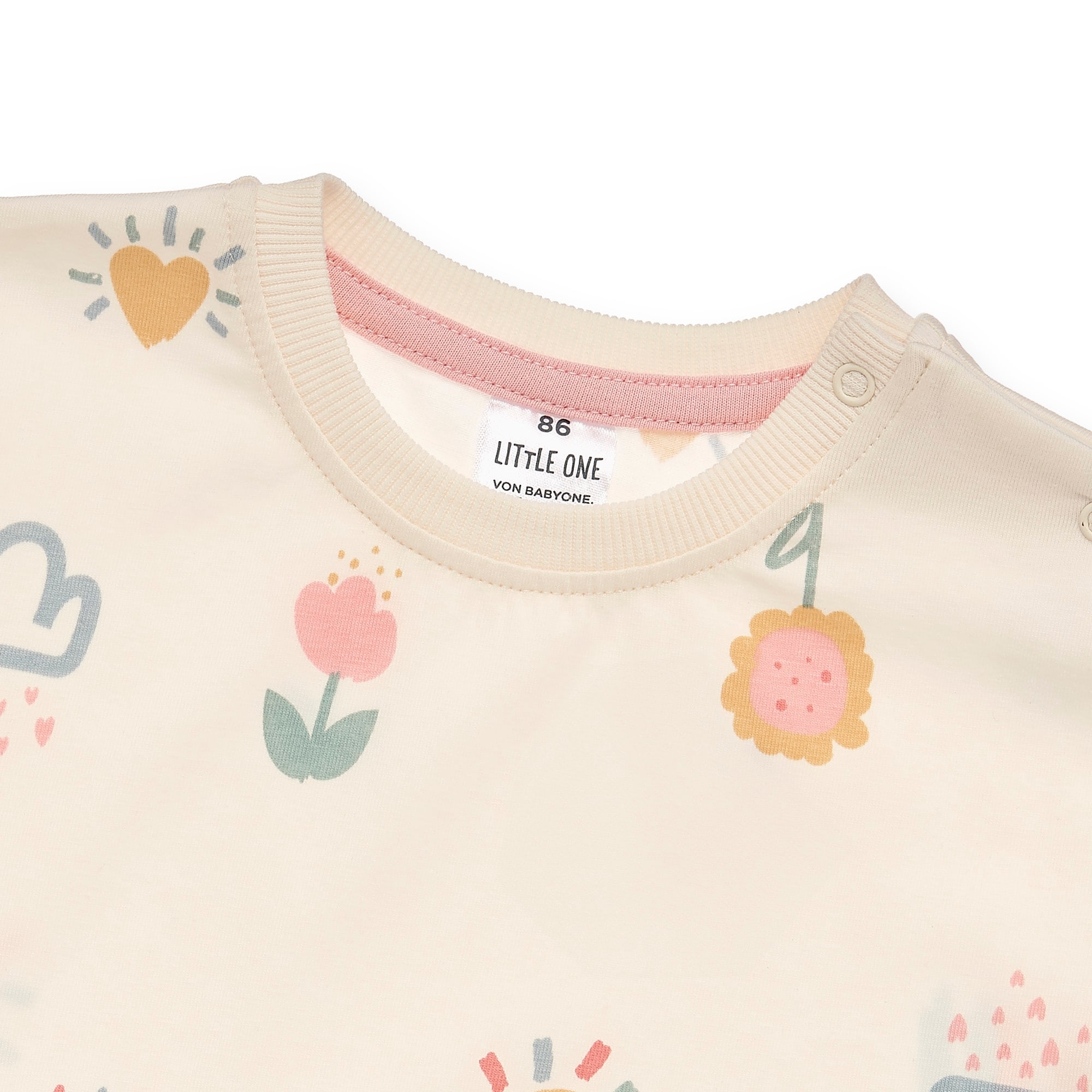 Kurzarmshirts, LITTLE ONE, Weiß – Produktansicht