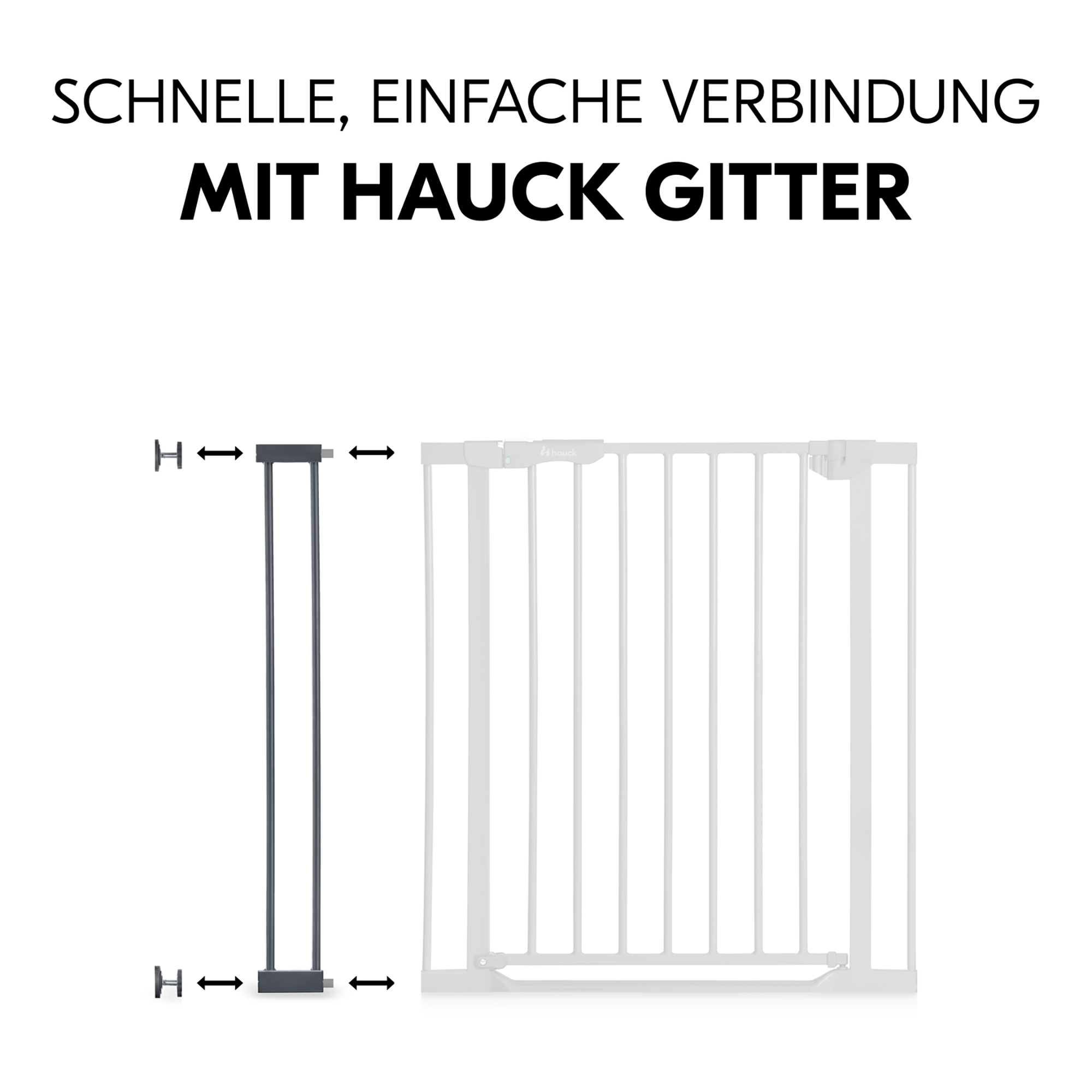 Tür- & Treppenschutzgitter, hauck, Grau – Produktansicht