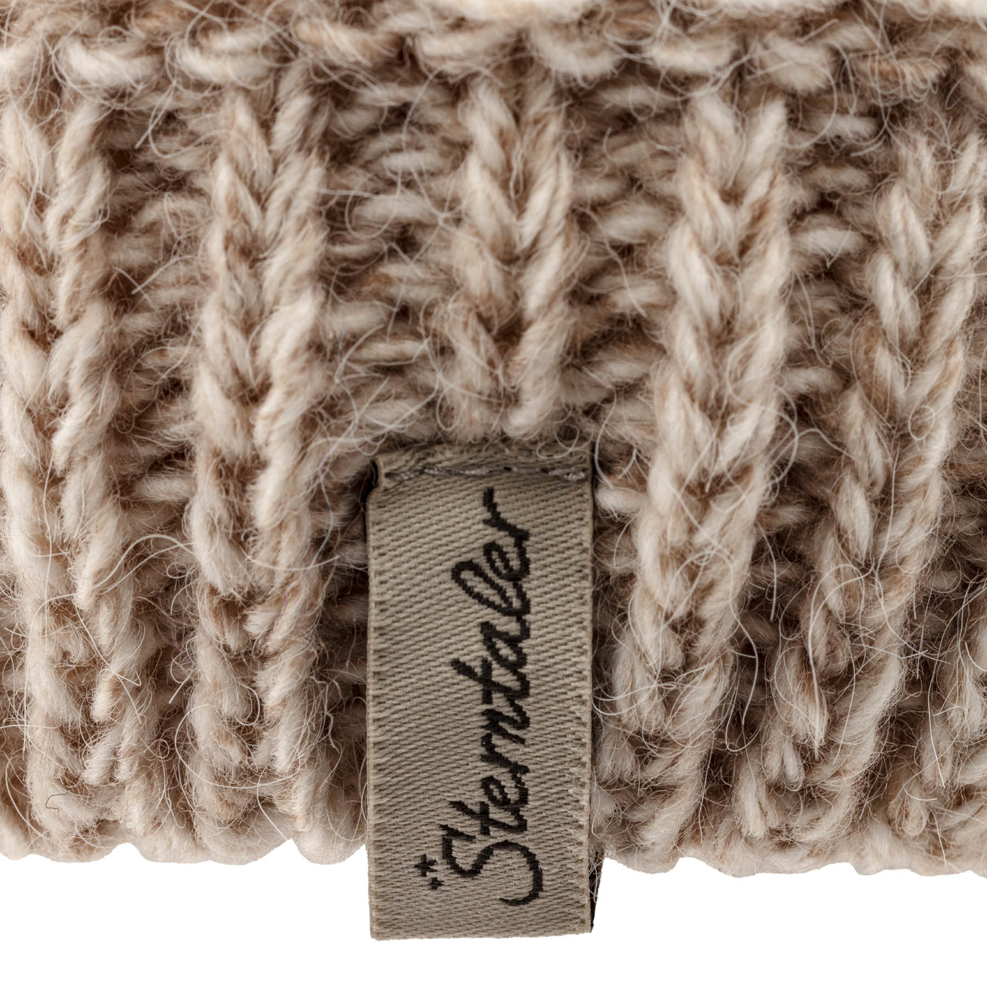 Strickmützen, Sterntaler, Beige – Produktansicht