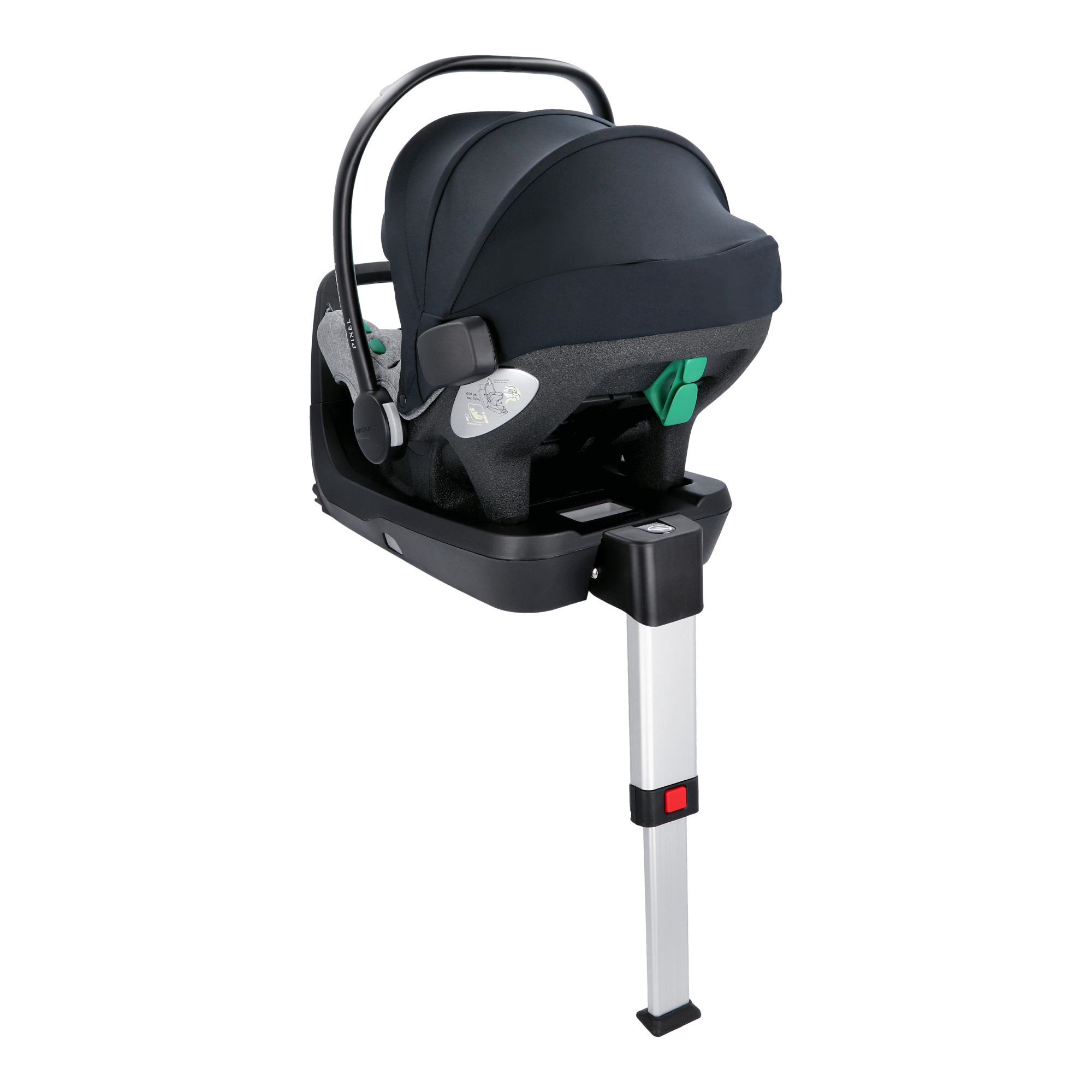 Babyschalen 0-13 kg, Gruppe 0+, AVIONAUT, Grau – Produktansicht