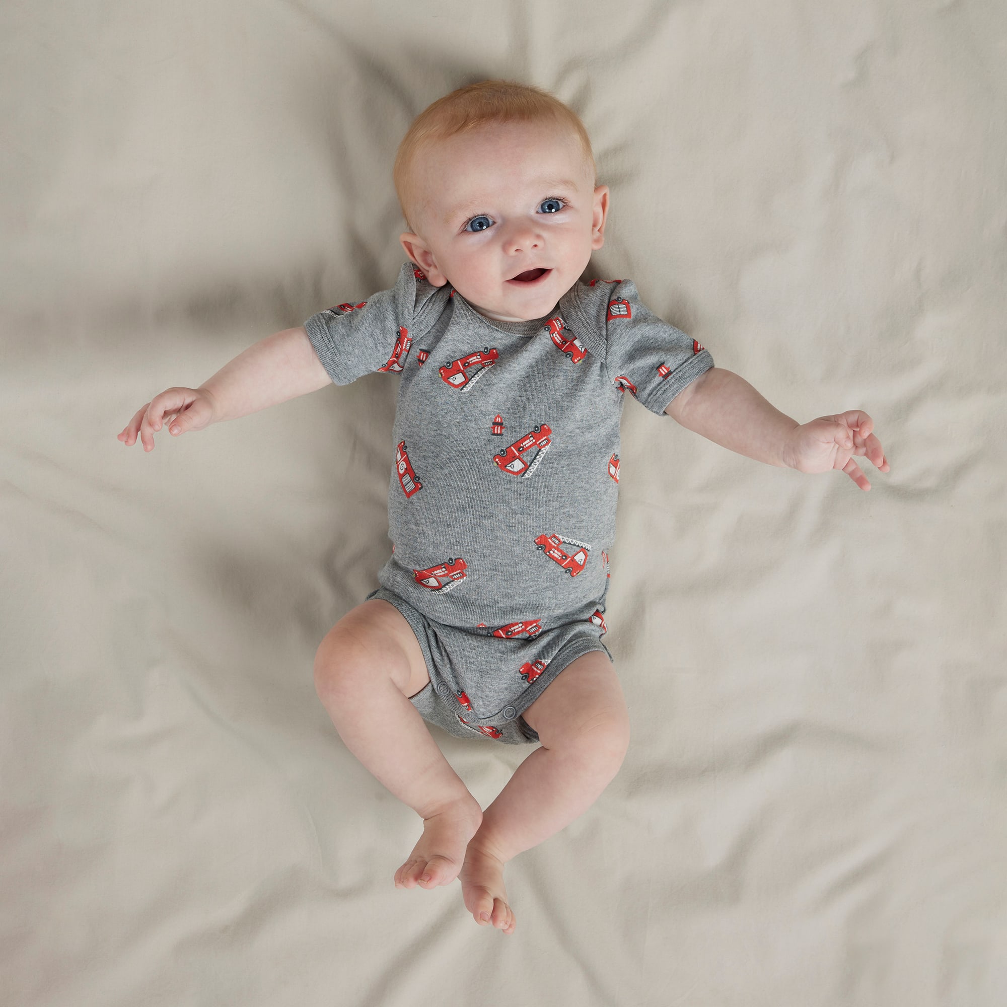Kurzarmbodys, name it, Grau – Besonderheit: aus 100% Baumwolle
