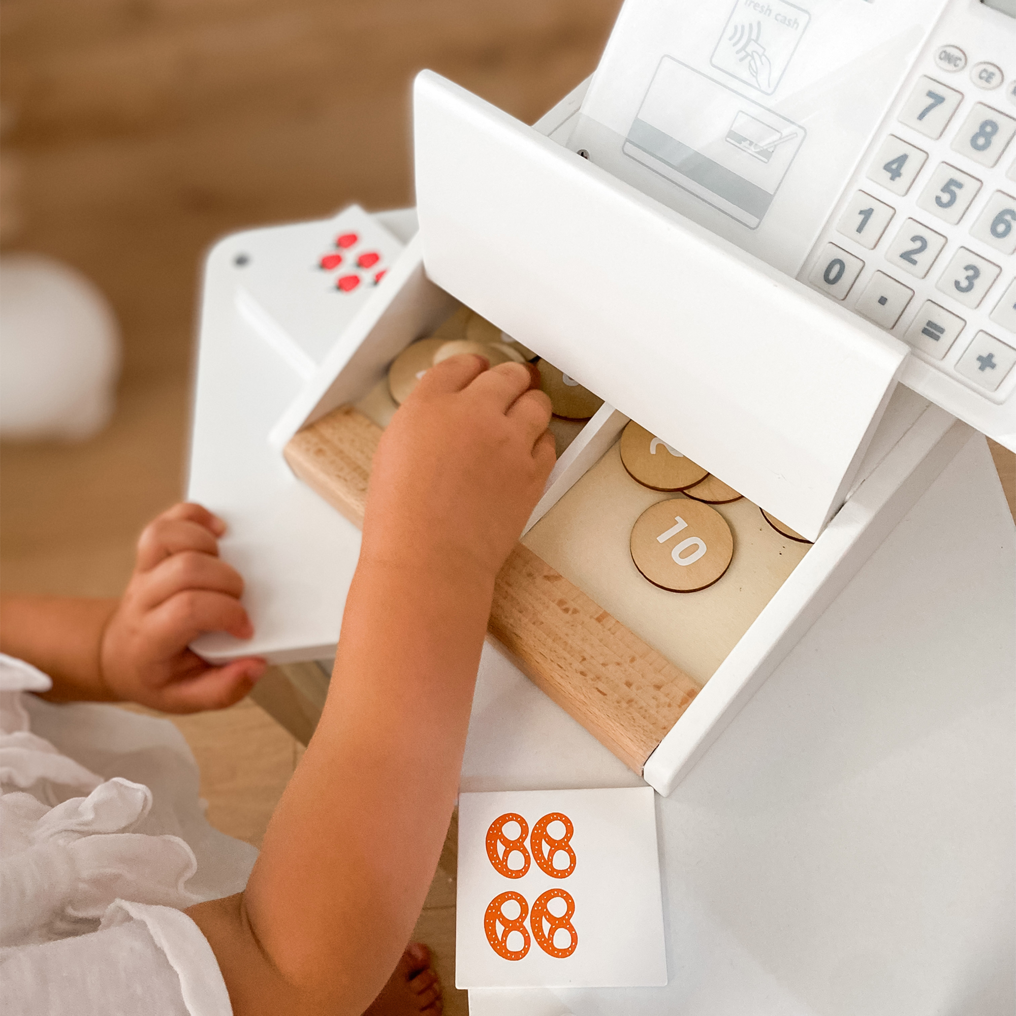 Kaufladen, small foot, Mehrfarbig – Besonderheit: aus robustem Holz