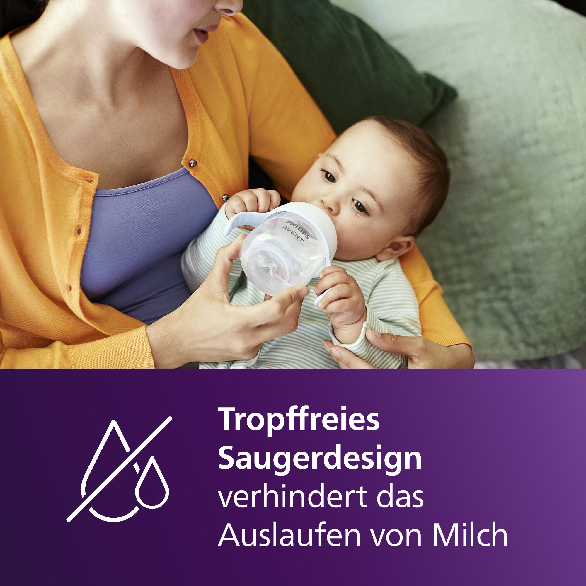 Trinklernbecher & -flaschen, PHILIPS AVENT, Transparent – Produktansicht