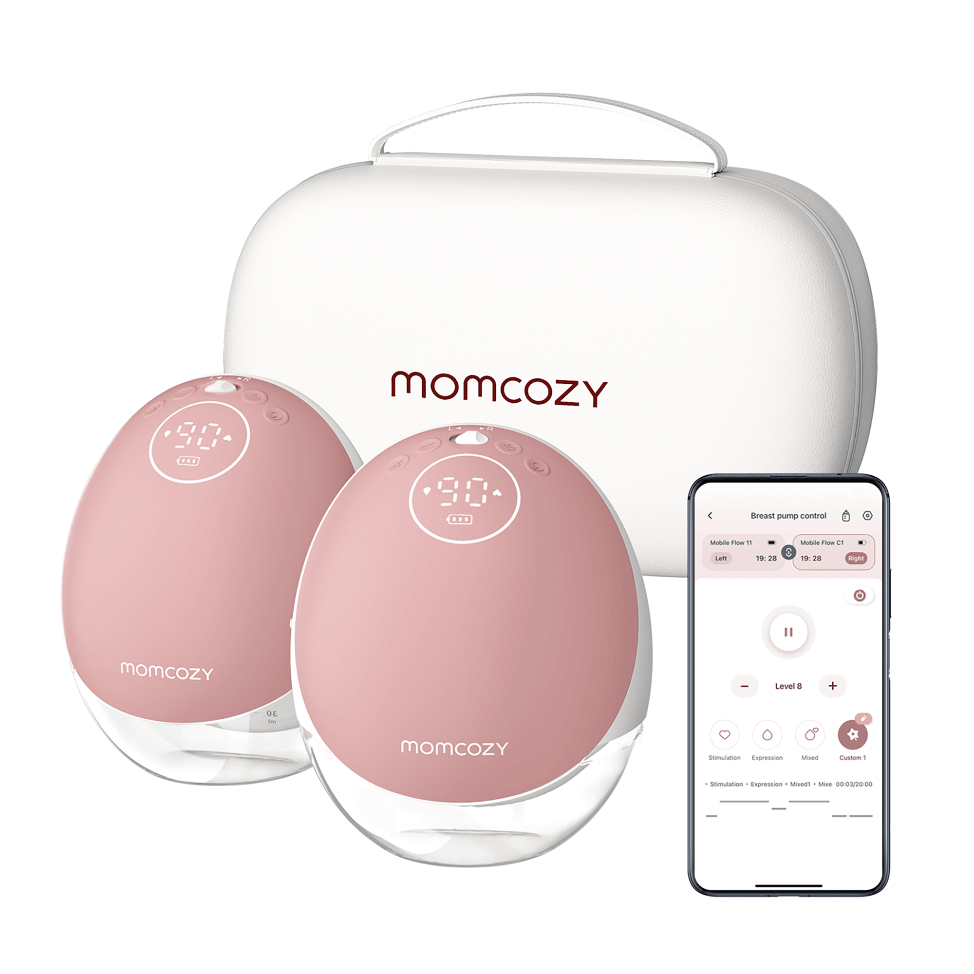 Milchpumpen, momcozy, Pink – Produktansicht