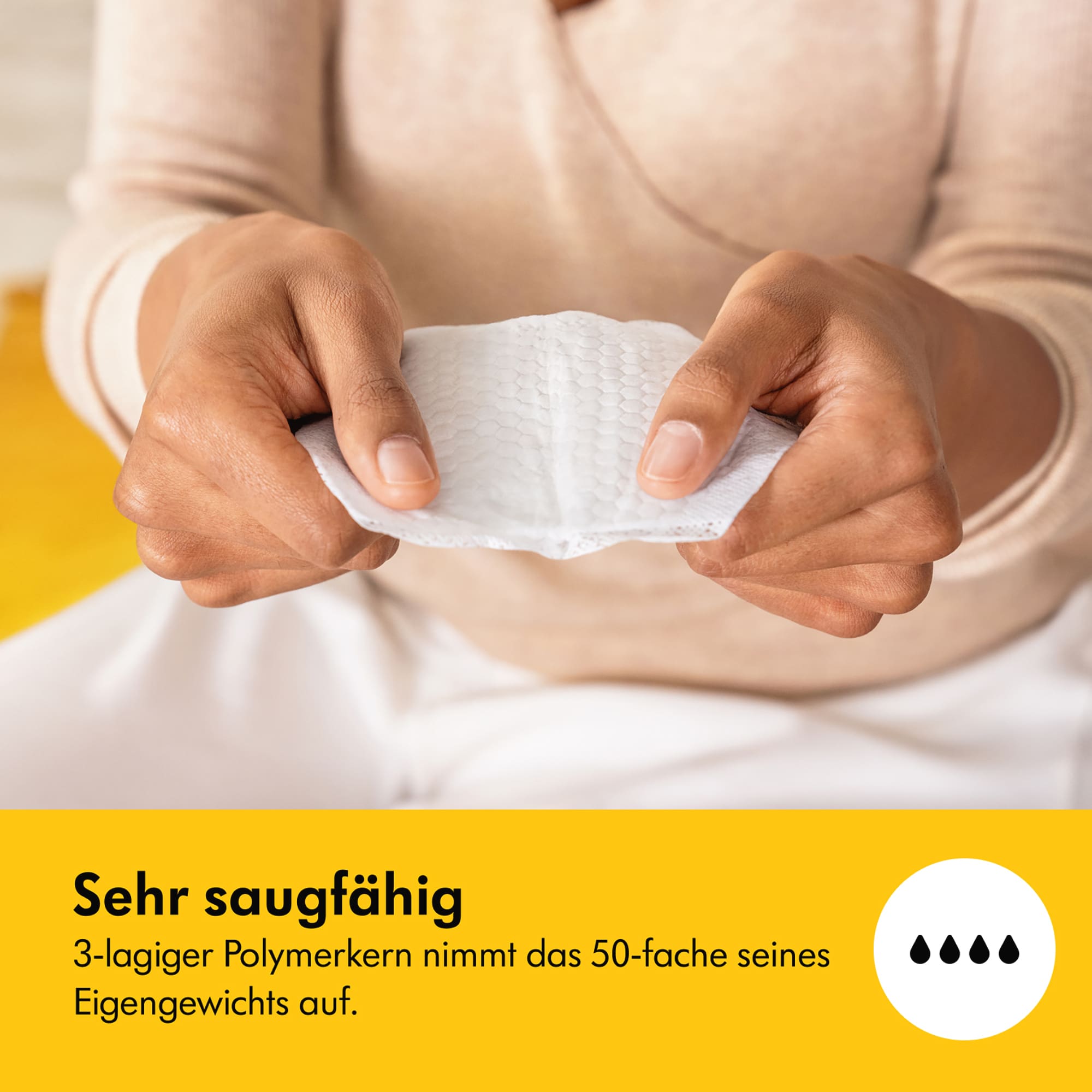 Stilleinlagen, medela, Weiß – Produktansicht