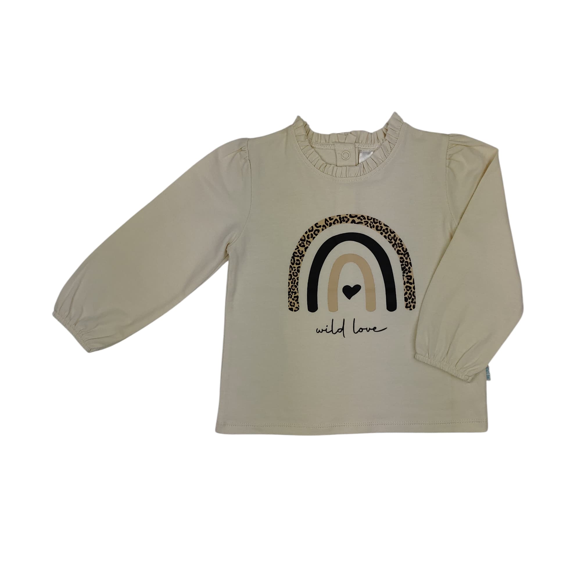 Langarmshirts, LITTLE ONE, Weiß – Besonderheit: aus 95% Baumwolle