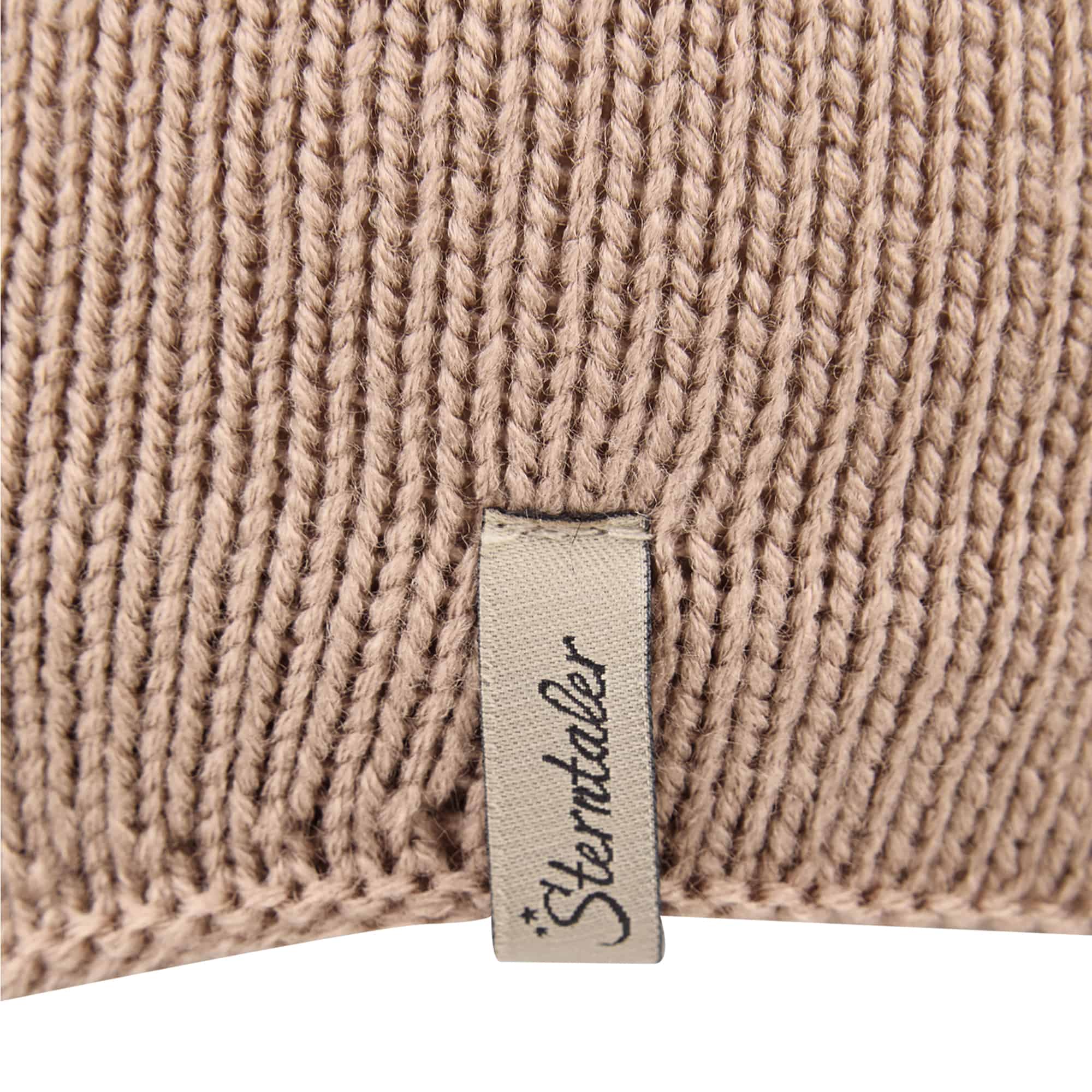 Strickmützen, Sterntaler, Beige – Produktansicht