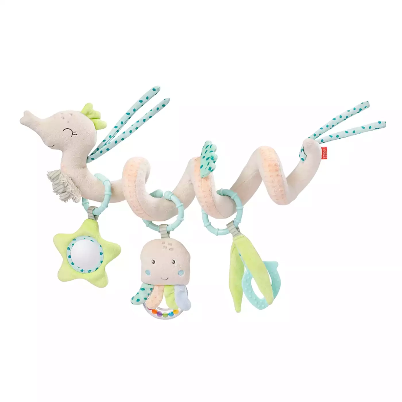 Kuscheltiere, fehn, Beige – Besonderheit: Stoff-Spirale mit Lernfunktionen