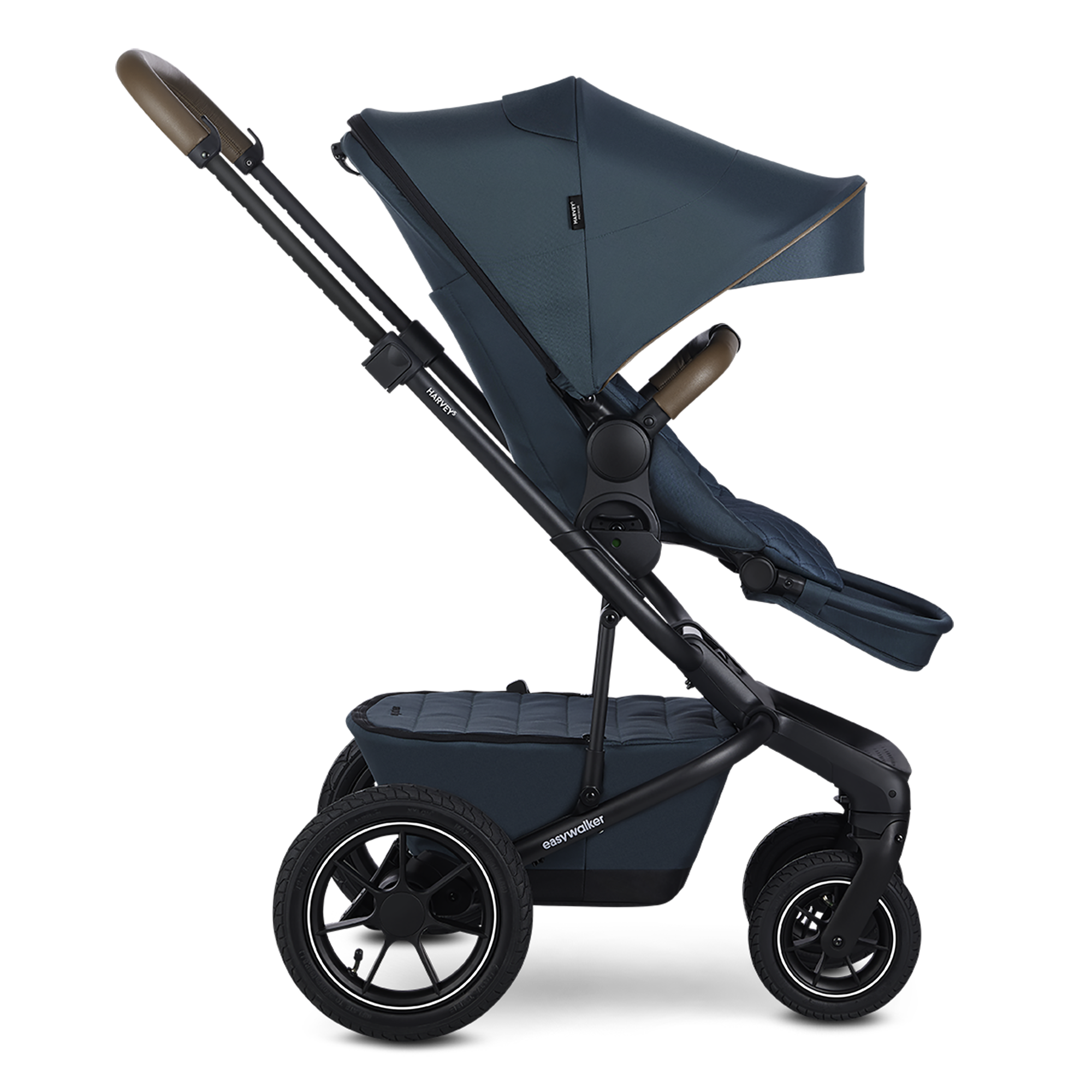 Kombi-Kinderwagen, easywalker, Grün – Produktansicht