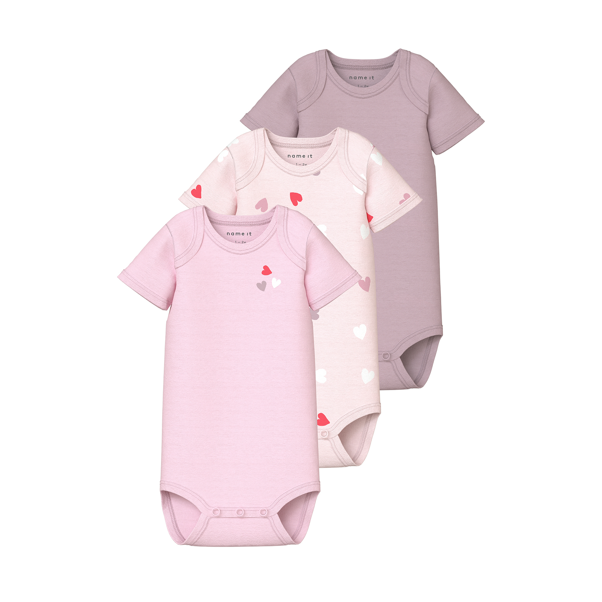 Kurzarmbodys, name it, Pink – Produktansicht