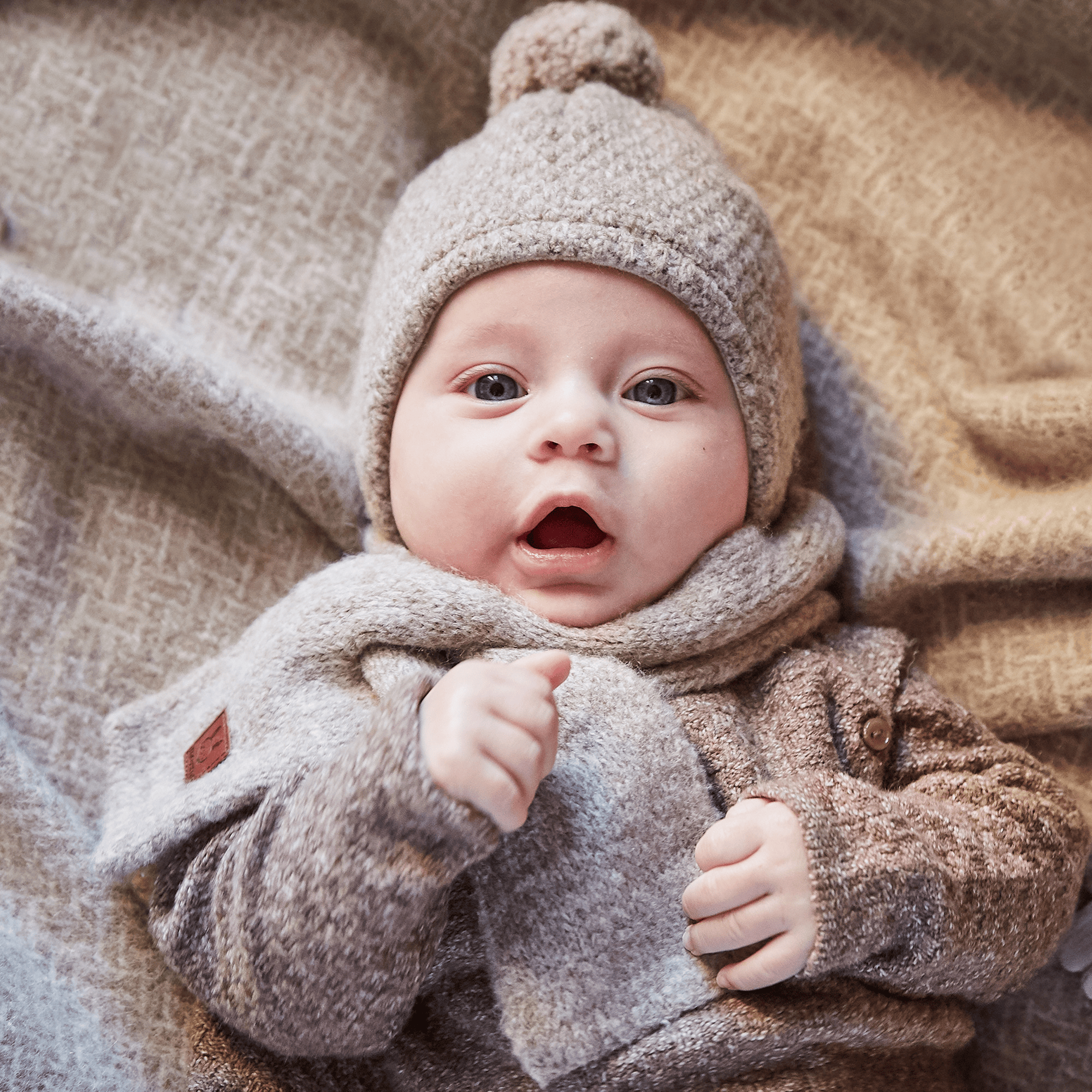 Wintermützen, MaxiMo, Braun – Produktansicht
