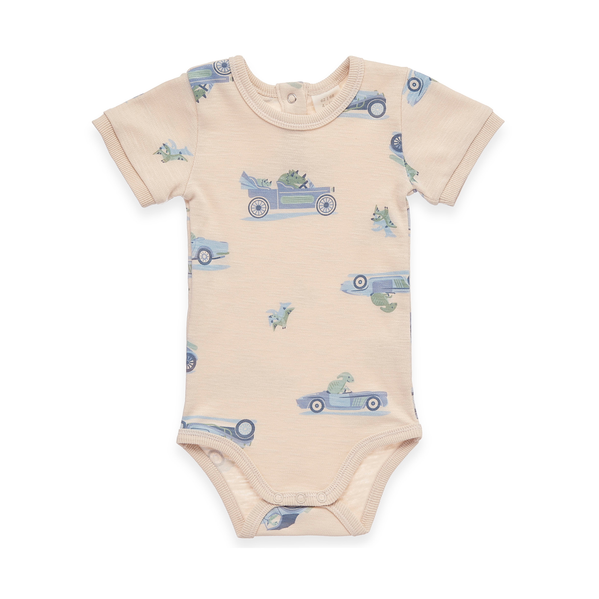 Kurzarmbodys, DIMO, Beige – Besonderheit: aus 100% Baumwolle