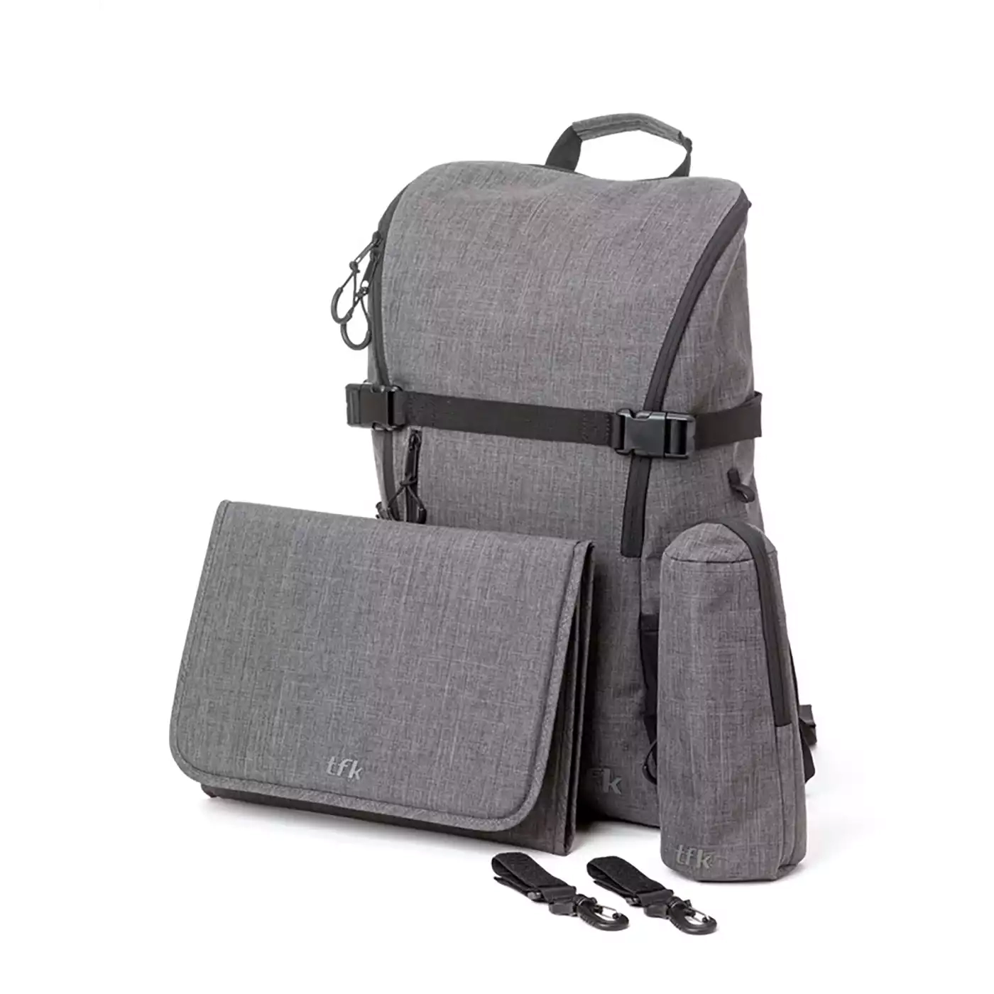 Wickelrucksäcke, TFK, Grau – Produktansicht