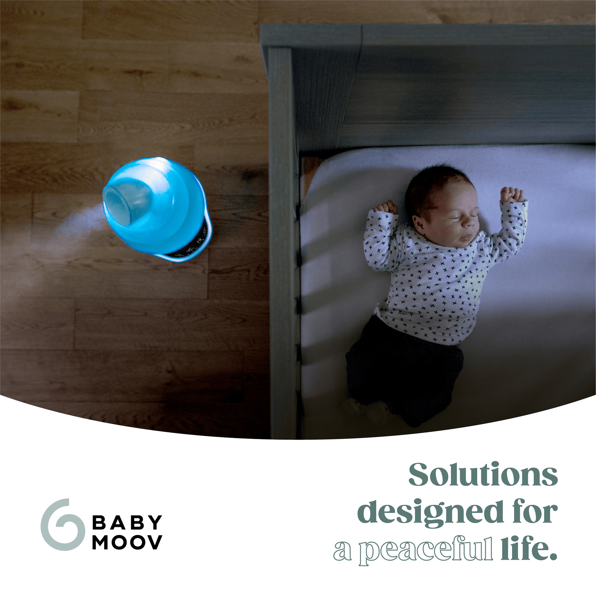 Luftbefeuchter, babymoov, Blau – Produktansicht