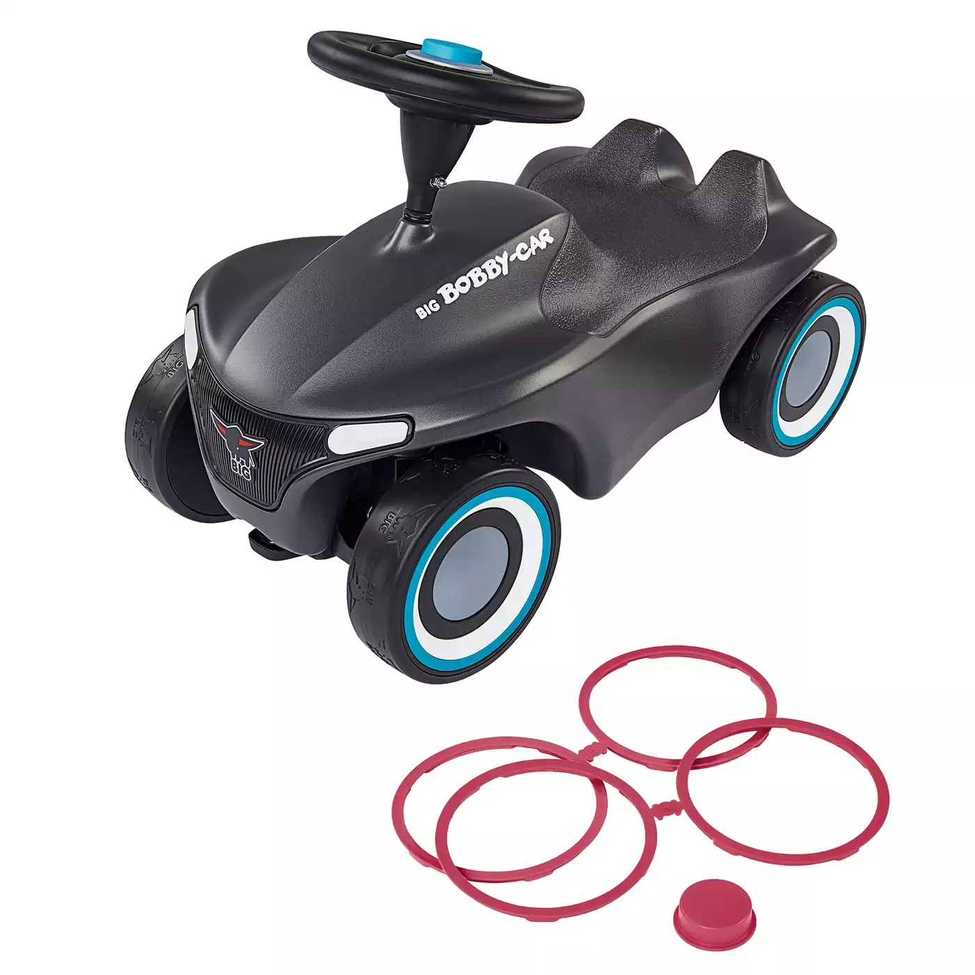 Bobby Car & Zubehör, BIG, Grau – Besonderheit: mit Flüsterrädern