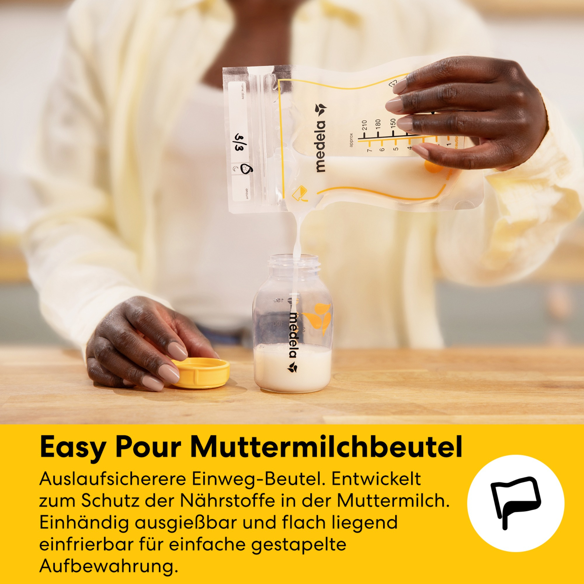 Stillzubehör, medela, Weiß – Produktansicht