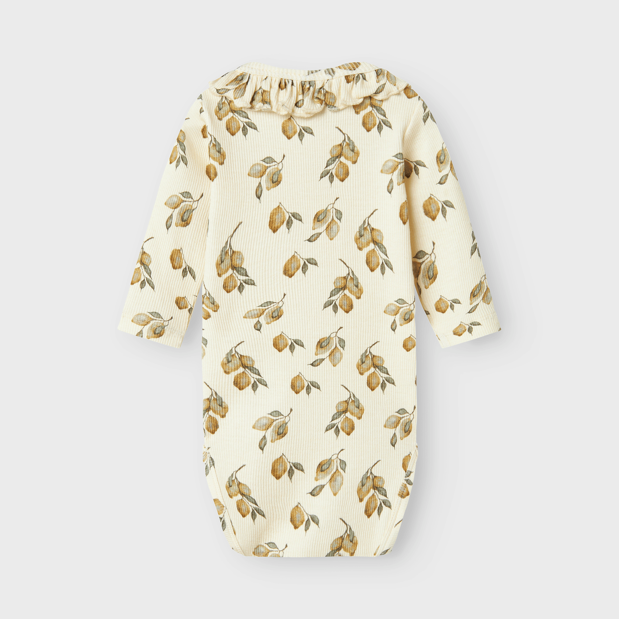 Langarmbodys, Lil' Atelier, Beige – Besonderheit: kuschelweicher Bio-Baumwollmix