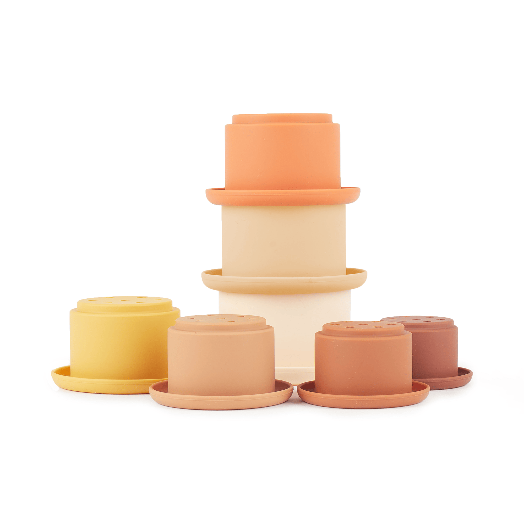 Stapelbecher, bieco, Braun – Produktansicht