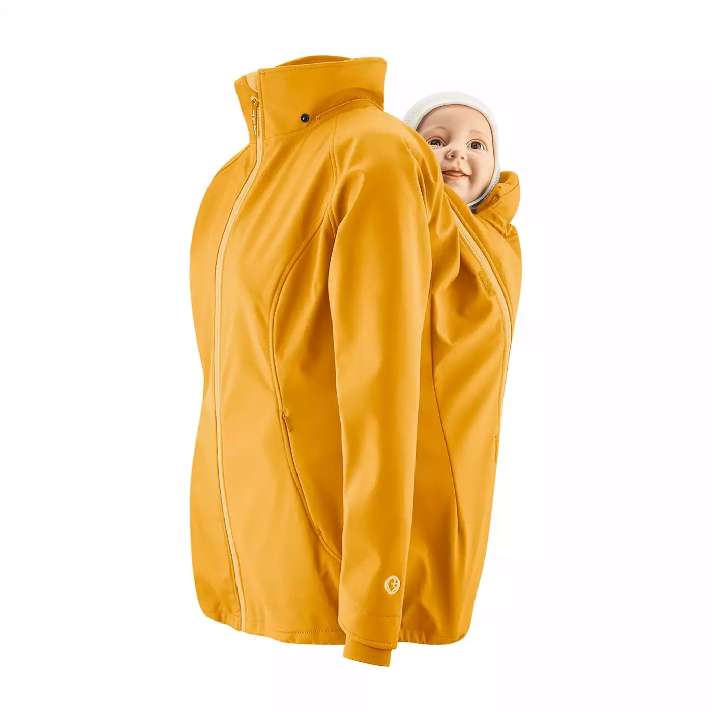 Tragejacken, mamalila, Gelb – Produktansicht