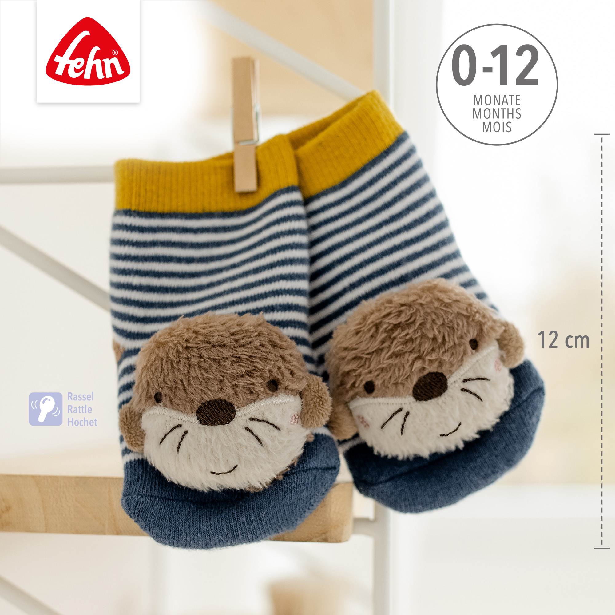Socken & Strumpfhosen, fehn, Mehrfarbig – Produktansicht