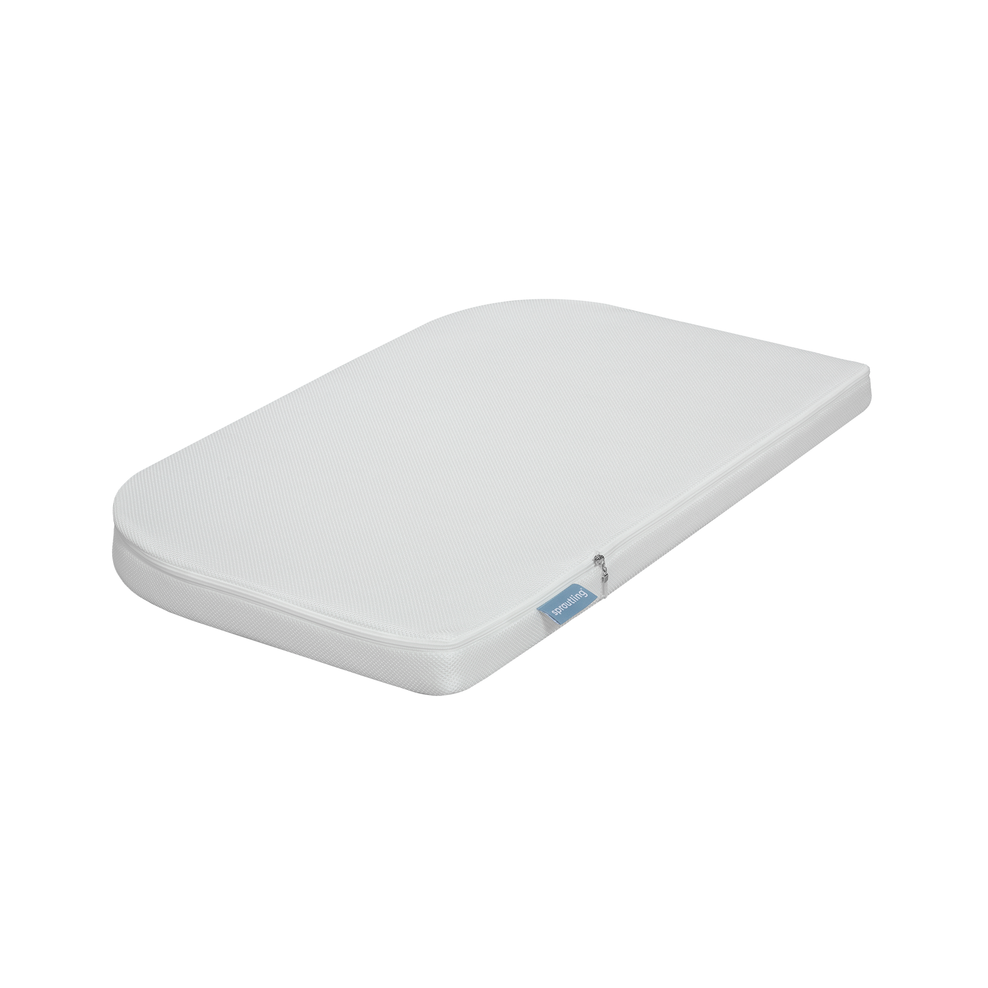 Babybetten Zubehör, sproutling, Weiß – Besonderheit: atmungsaktive 3D-Babymatratze für das Beistellbett - Made in Germany
