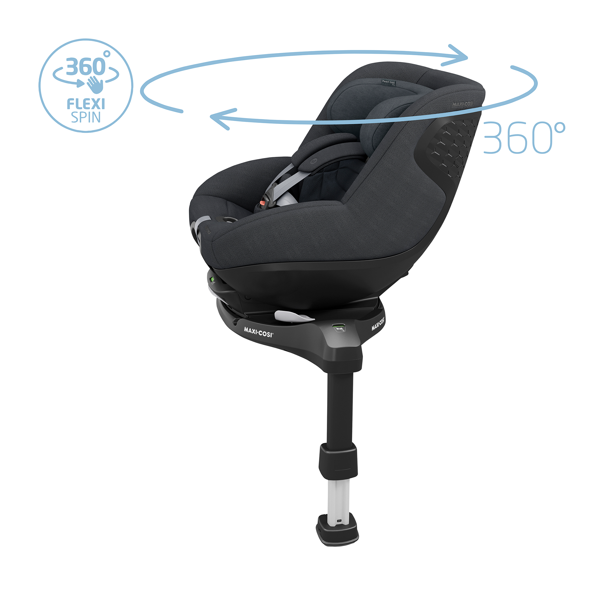 Reboarder 0-18 kg, Gruppe 0+/1, MAXI-COSI Premium, Grau – Produktansicht