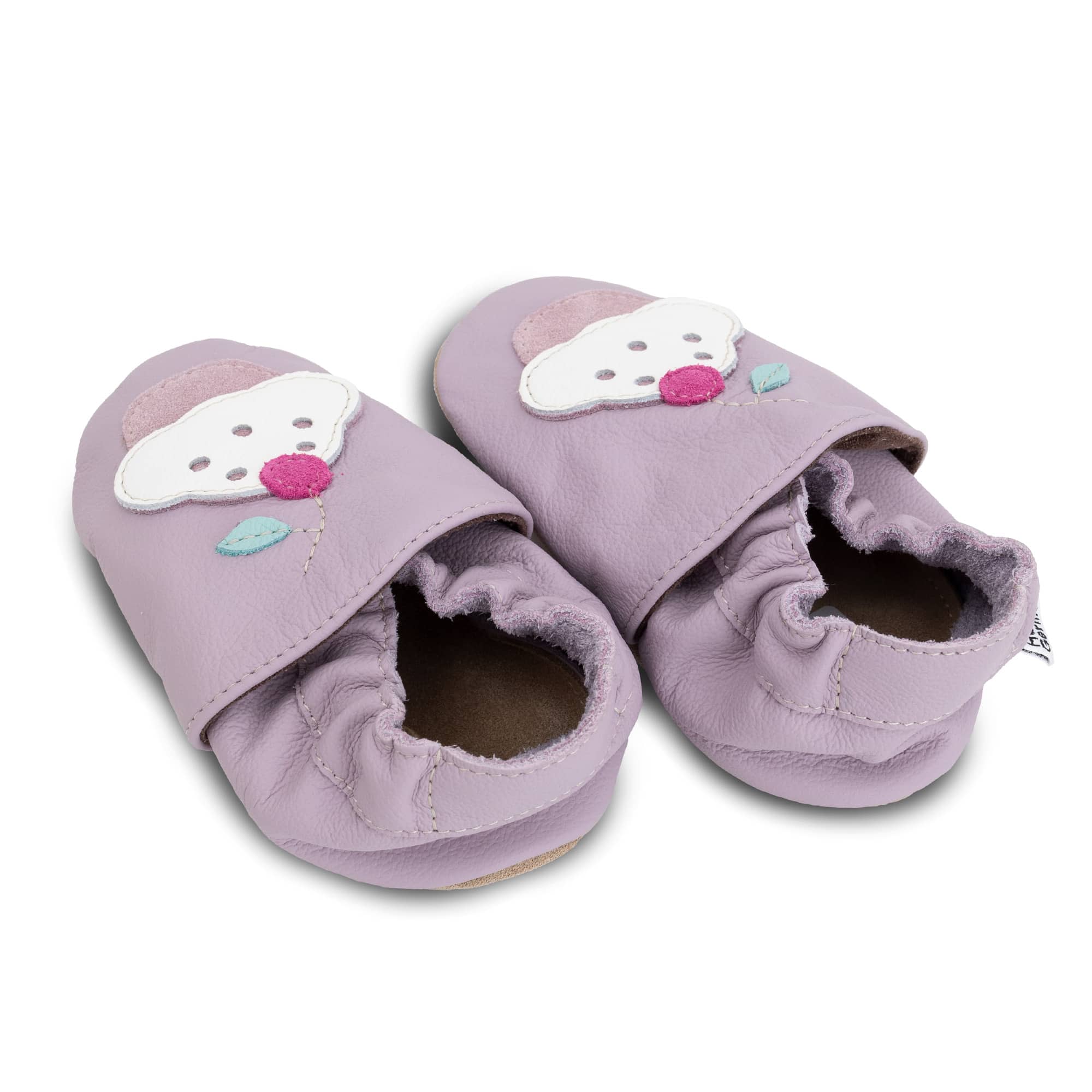Krabbelschuhe, HOBEA, Lila – Besonderheit: handgefertigt in der EU