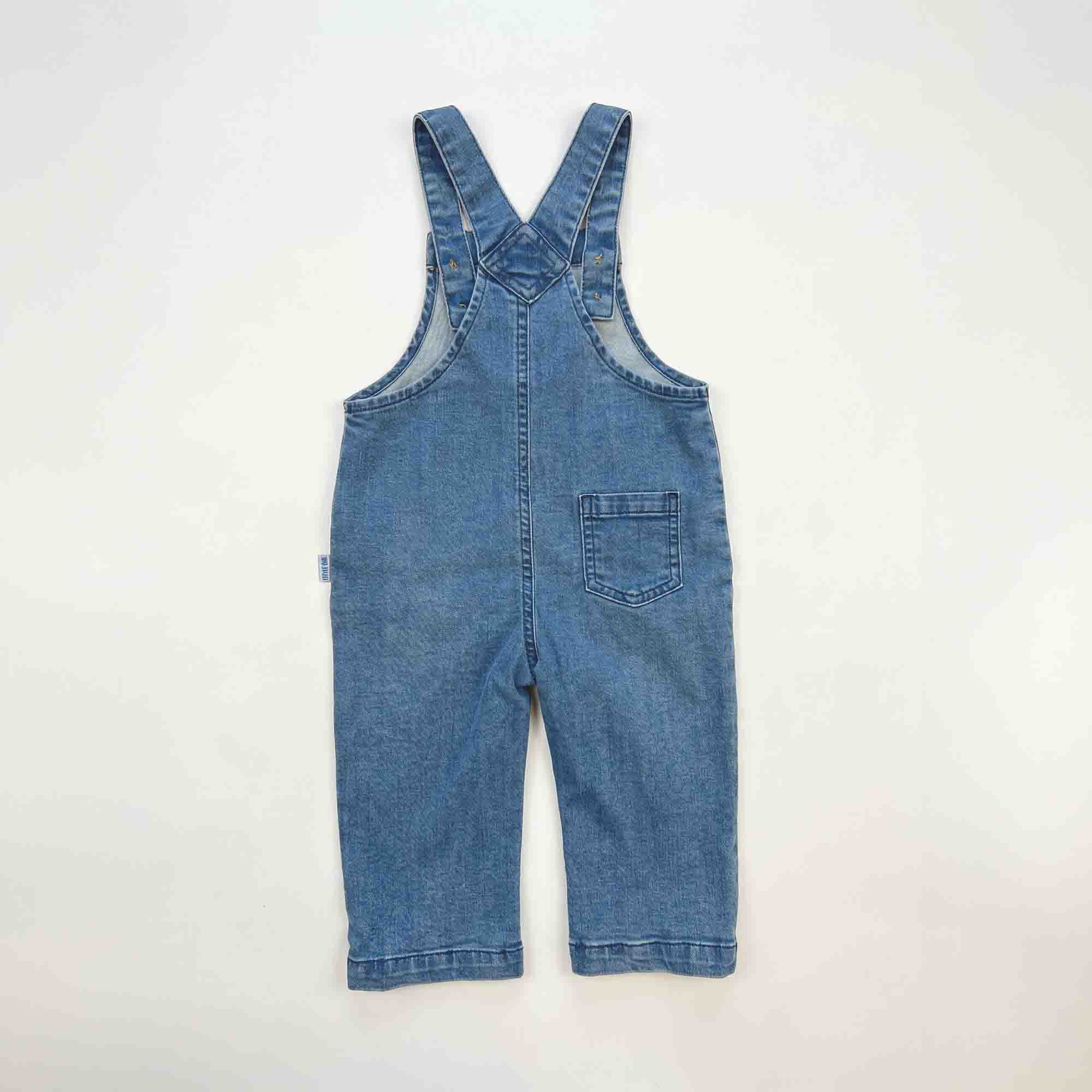 Latzhosen, LITTLE ONE, Blau – Besonderheit: Oeko-Tex Standard 100 zertifiziert (Zertifizierungsnummer 08.0.60350 HOHENSTEIN HTTI)