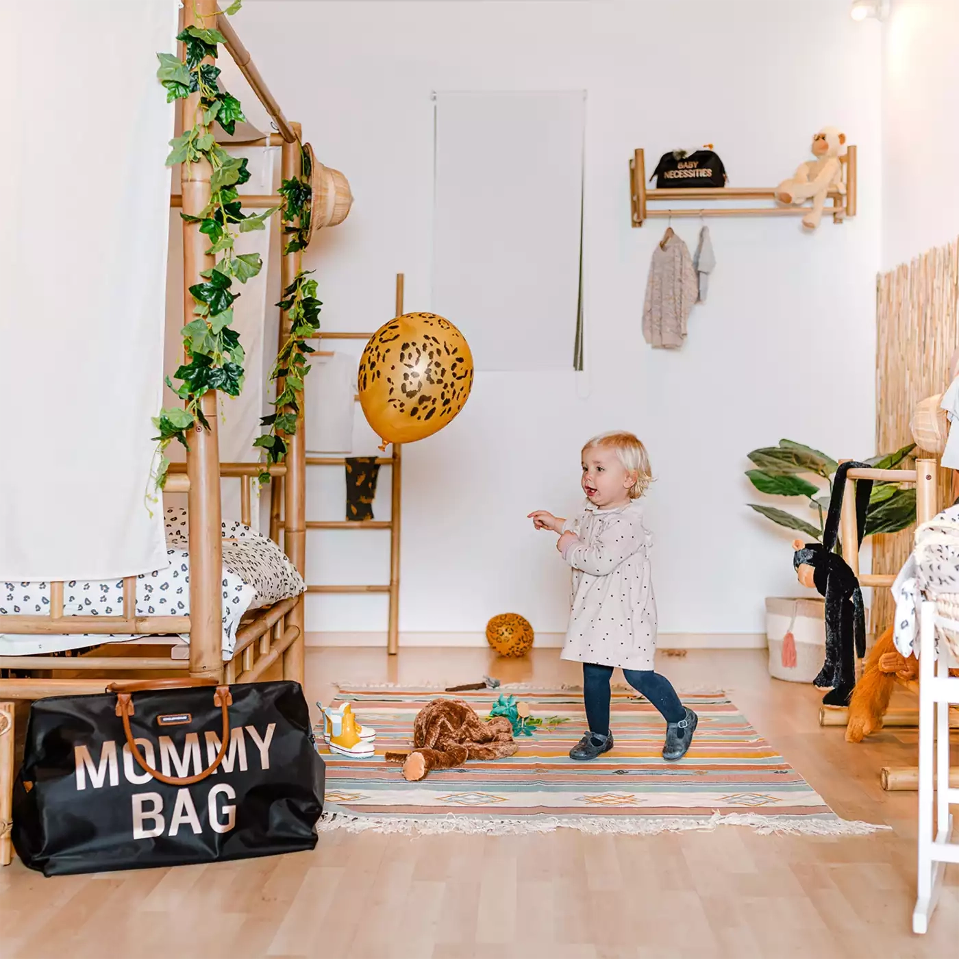 Wickeltaschen, CHILDHOME, Schwarz – Produktansicht