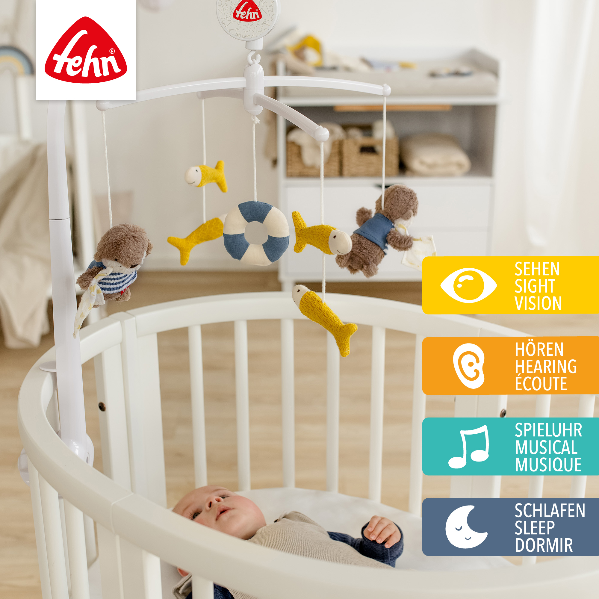 Mobilés, fehn, Mehrfarbig – Produktansicht