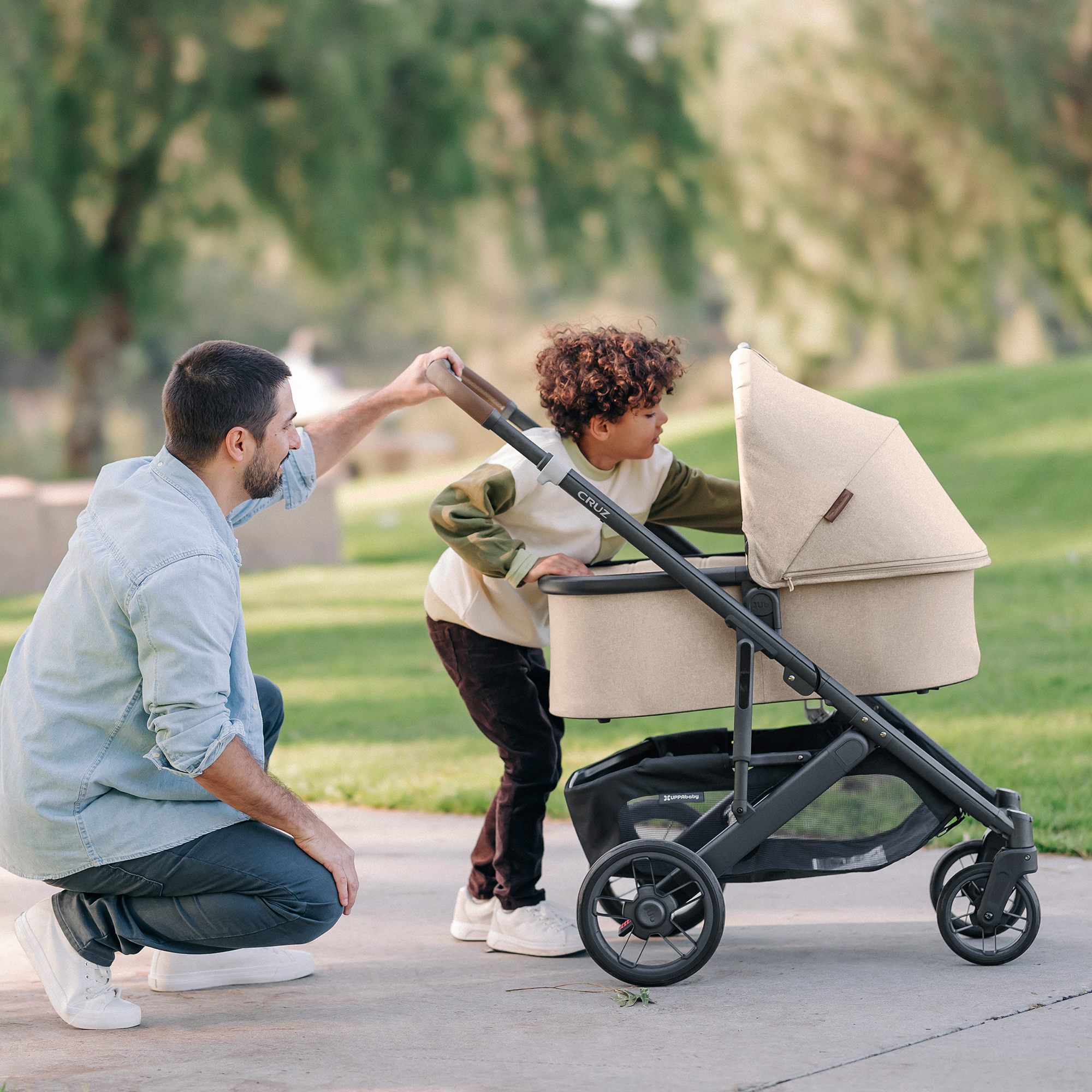 Tragewannen, UPPAbaby, Beige – Produktansicht