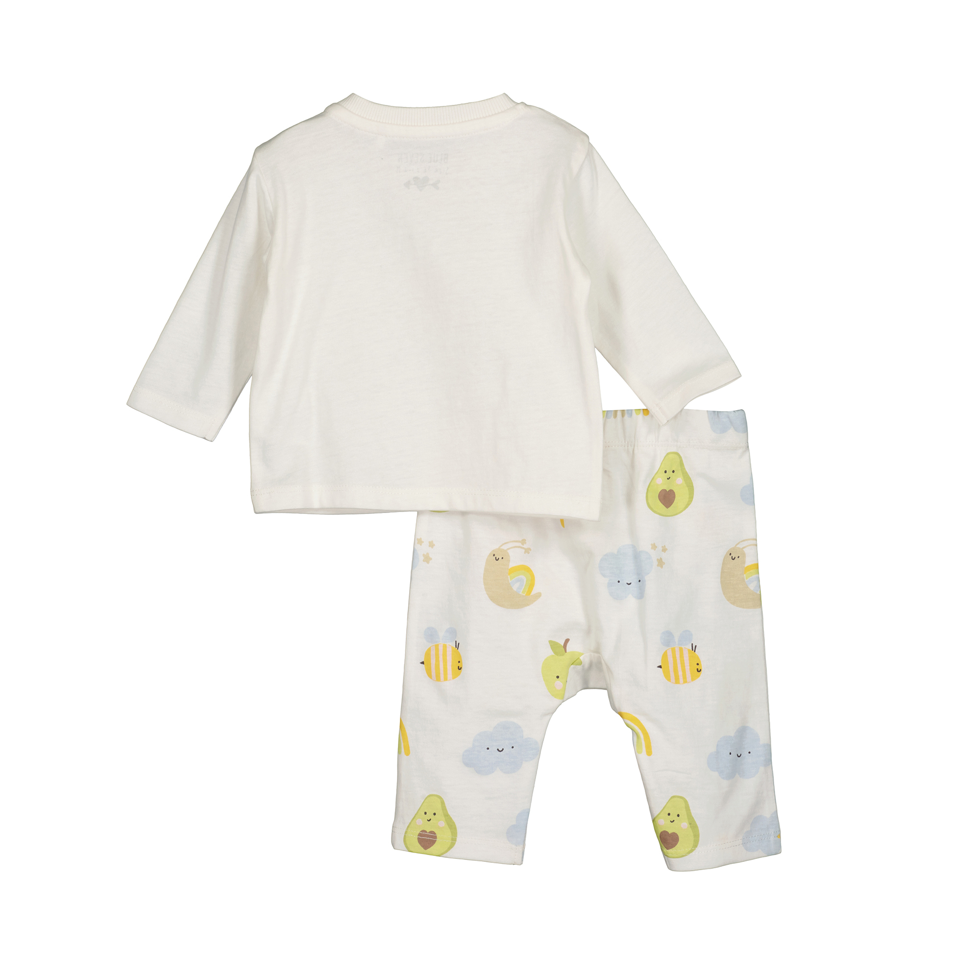 Langarmshirts, blue seven, Weiß – Besonderheit: Set aus Langarmshirt und langer Hose
