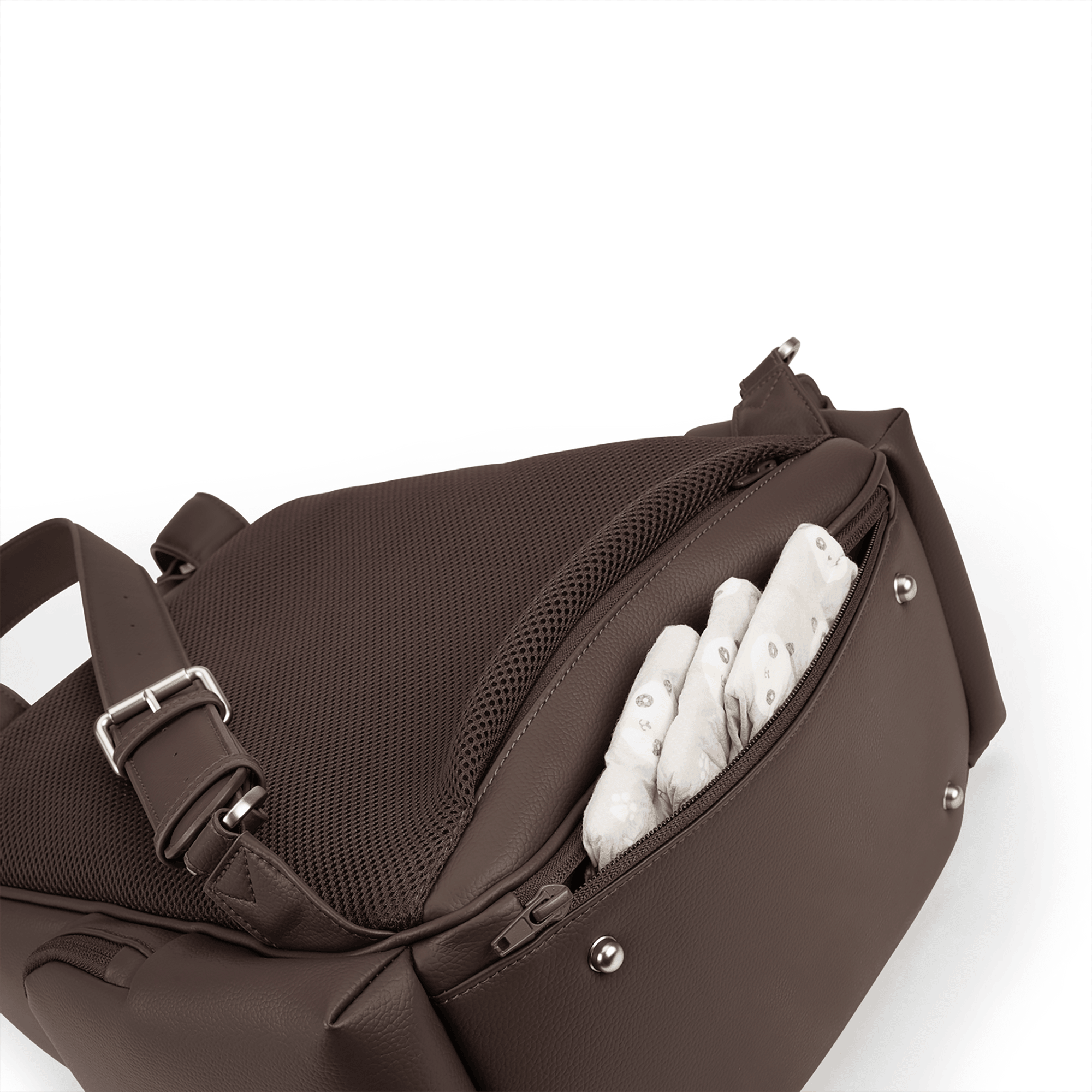 Wickeltaschen, nuna, Braun – Produktansicht