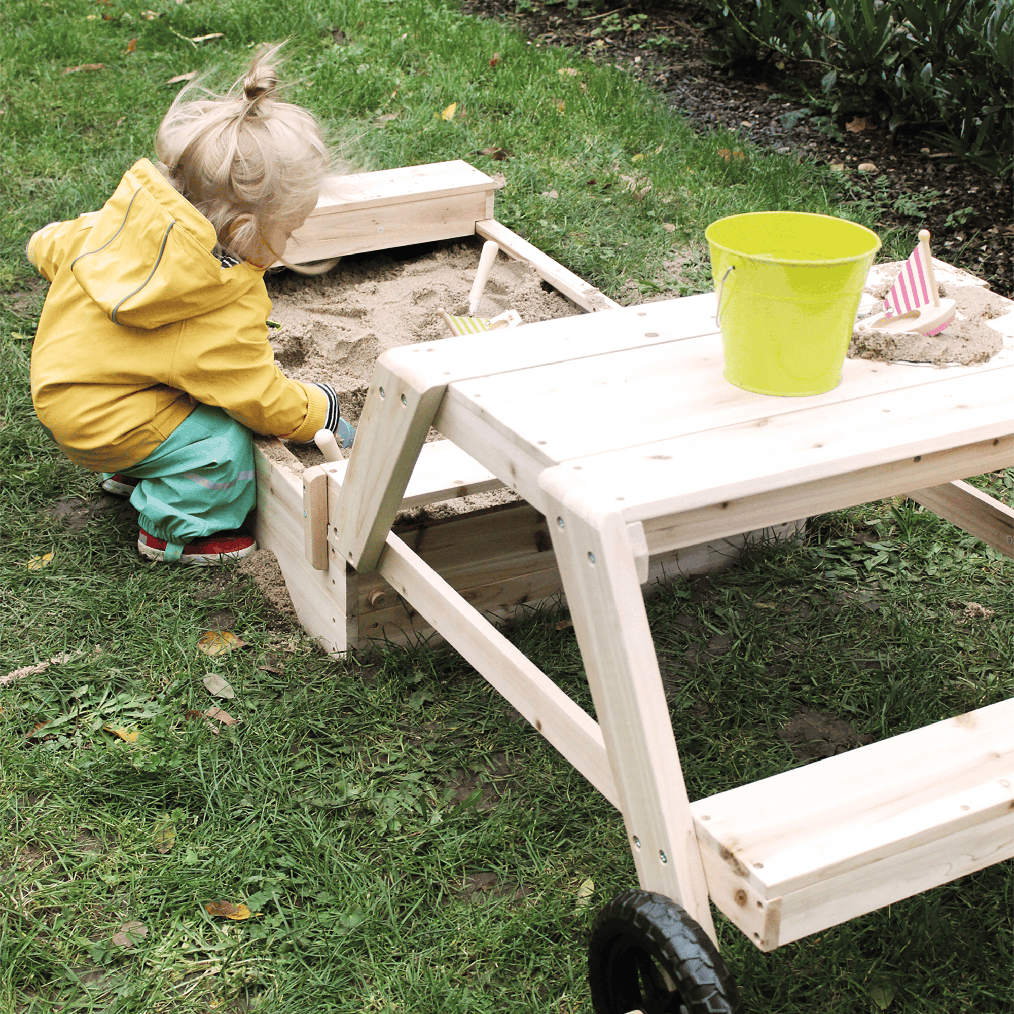 Sandkasten, small foot – Produktansicht