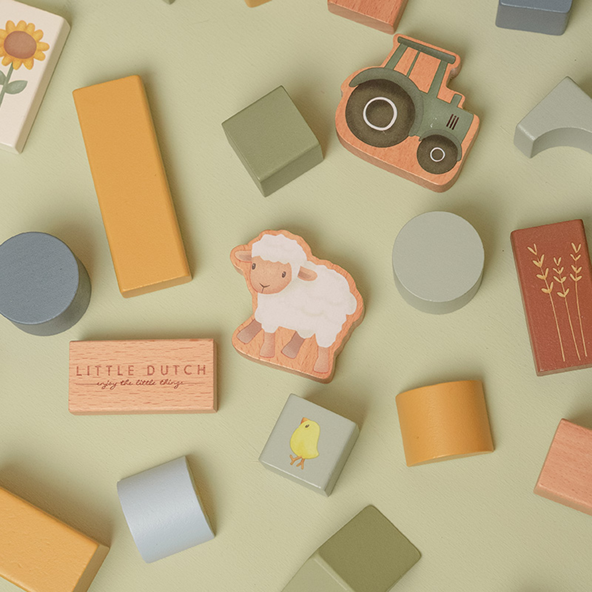Bausteine, LITTLE DUTCH, Mehrfarbig – Produktansicht