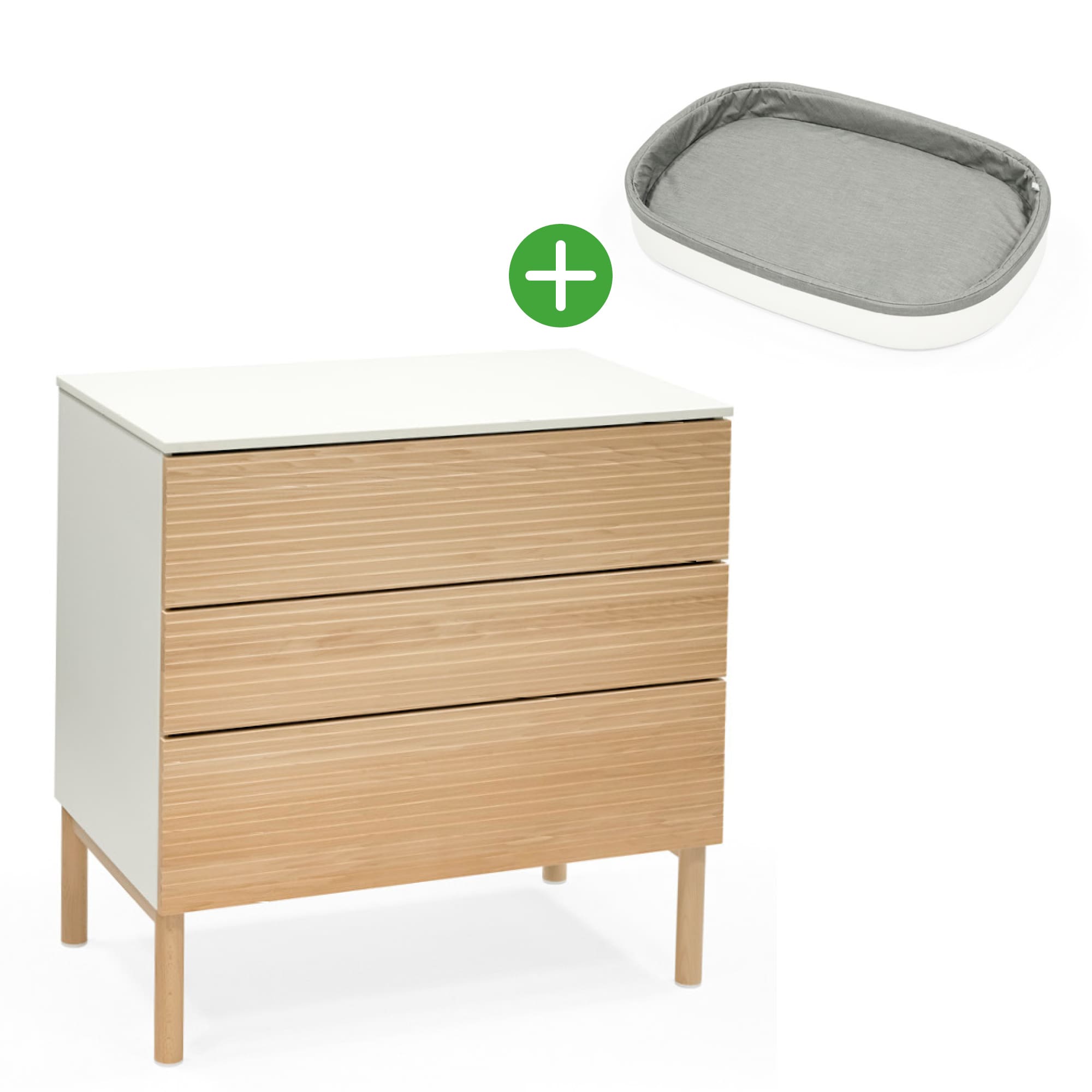 Wickelkommoden, STOKKE, Beige – Produktansicht