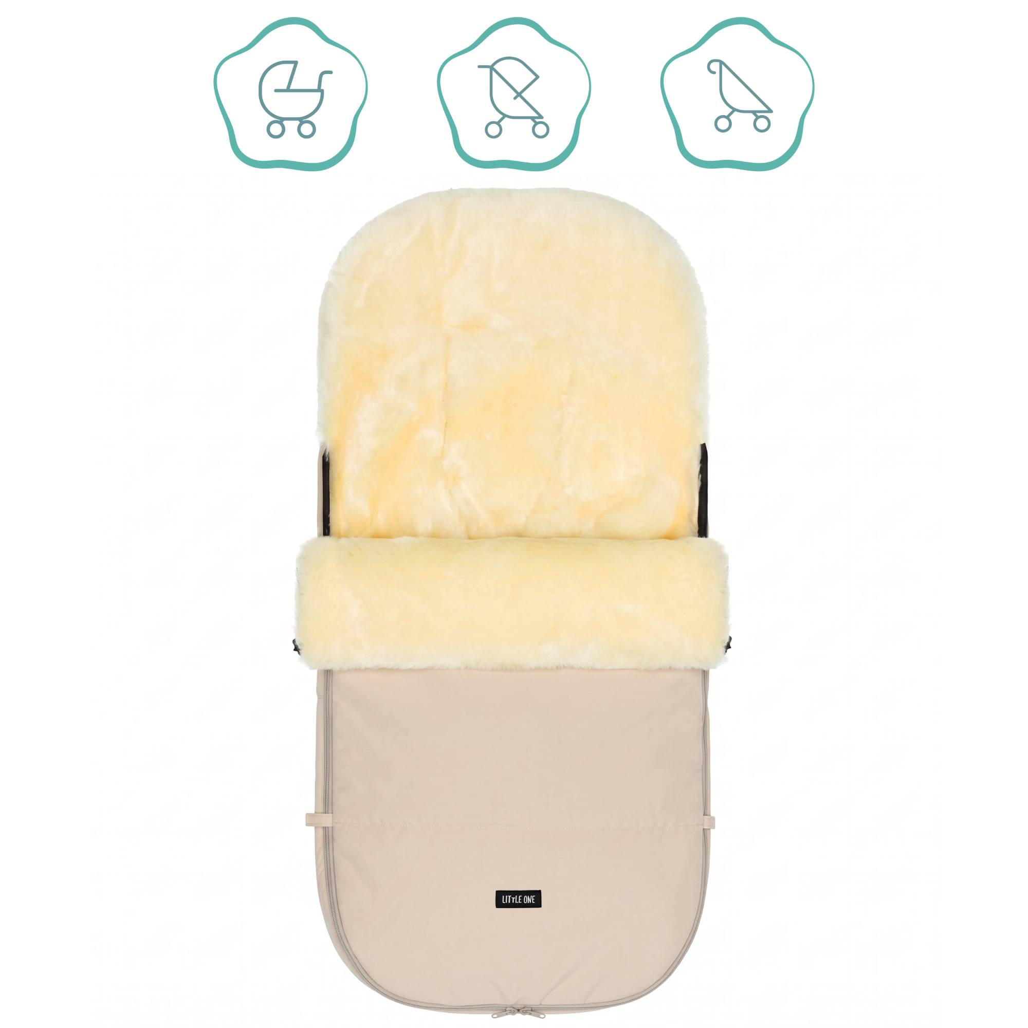 Fußsäcke & Decken, LITTLE ONE, Beige – Produktansicht