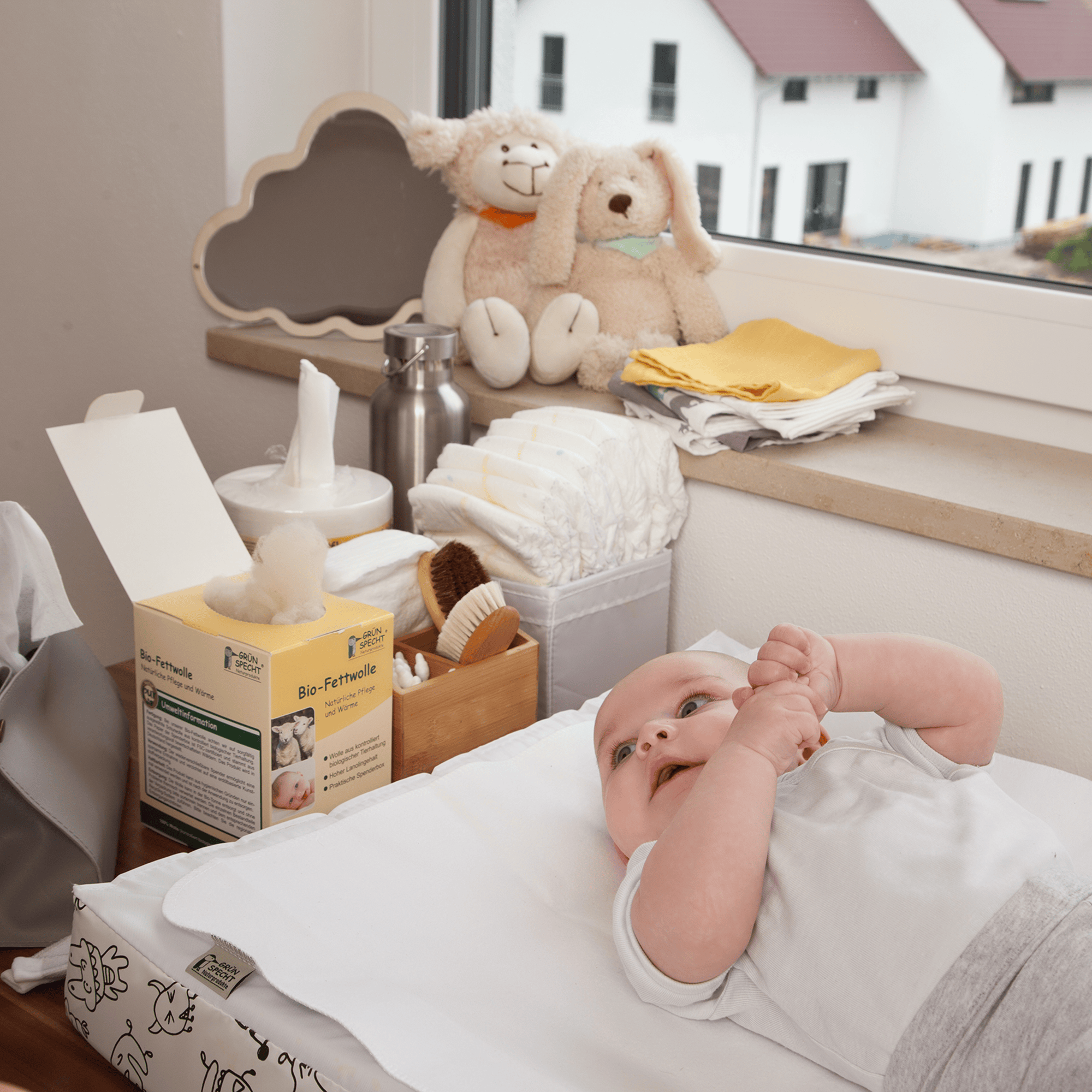 Körperpflege, GRÜNSPECHT, Beige – Produktansicht