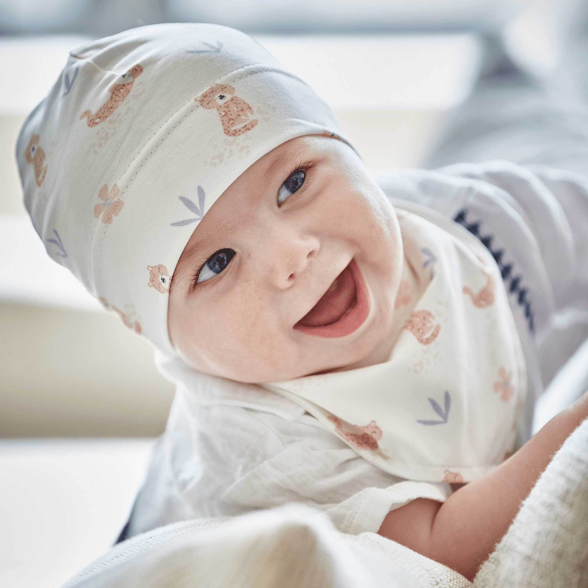 Beanie Mützen, MaxiMo, Beige – Produktansicht