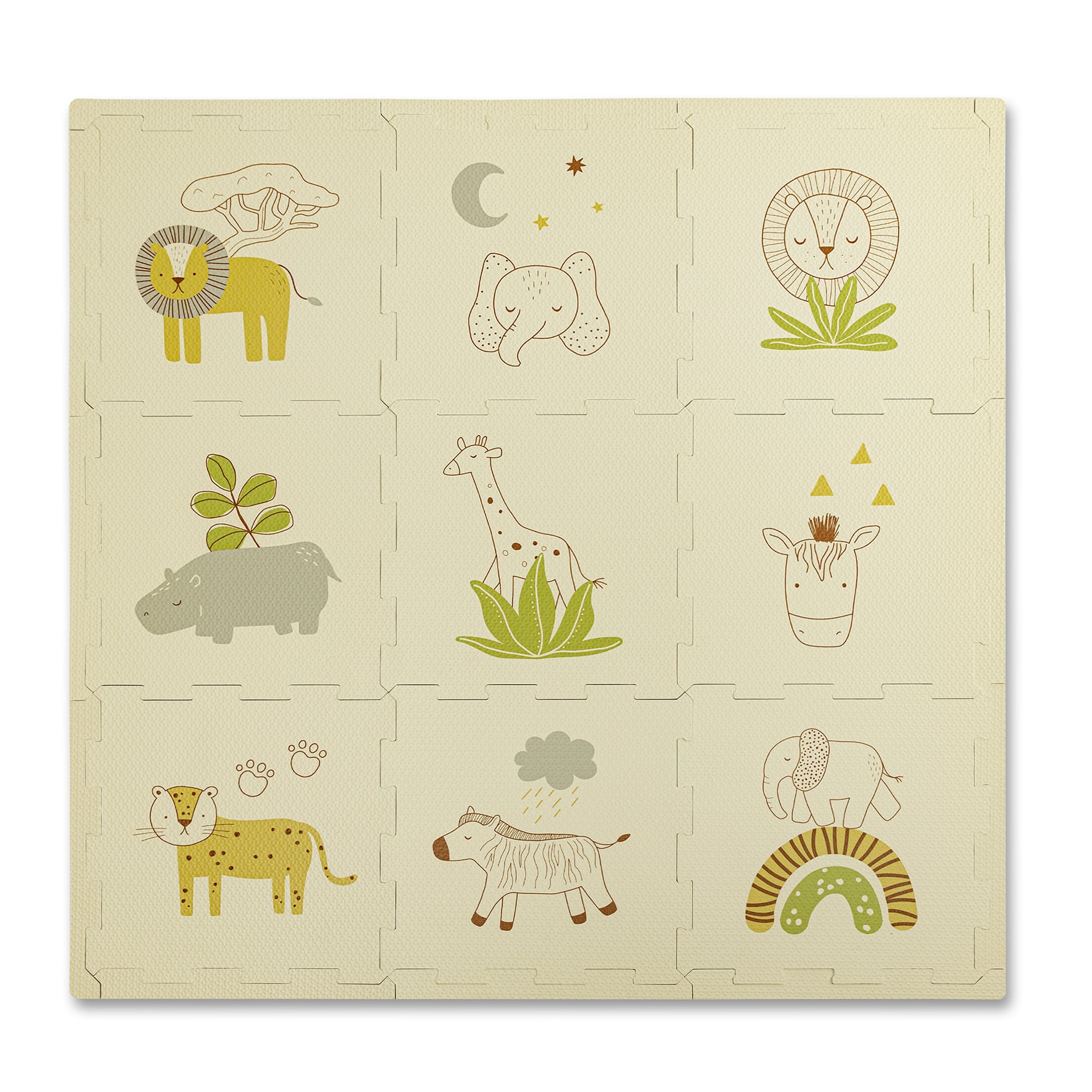 Puzzlematten, Hakuna matte, Beige – Produktansicht