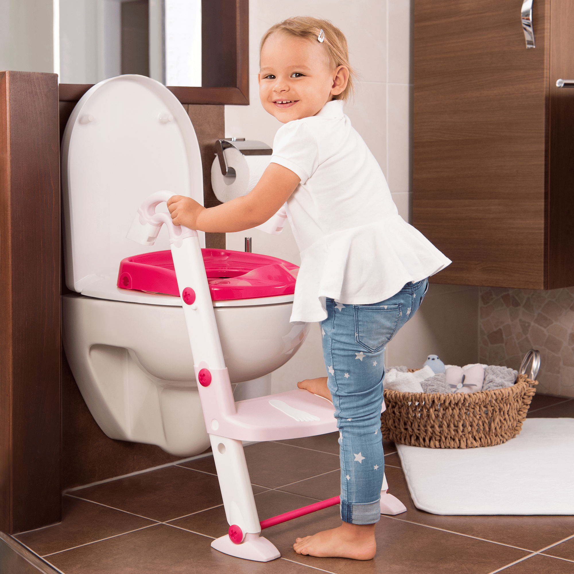 Toilettentrainer 3-in-1 KidsKit Pink 2000572376303 2